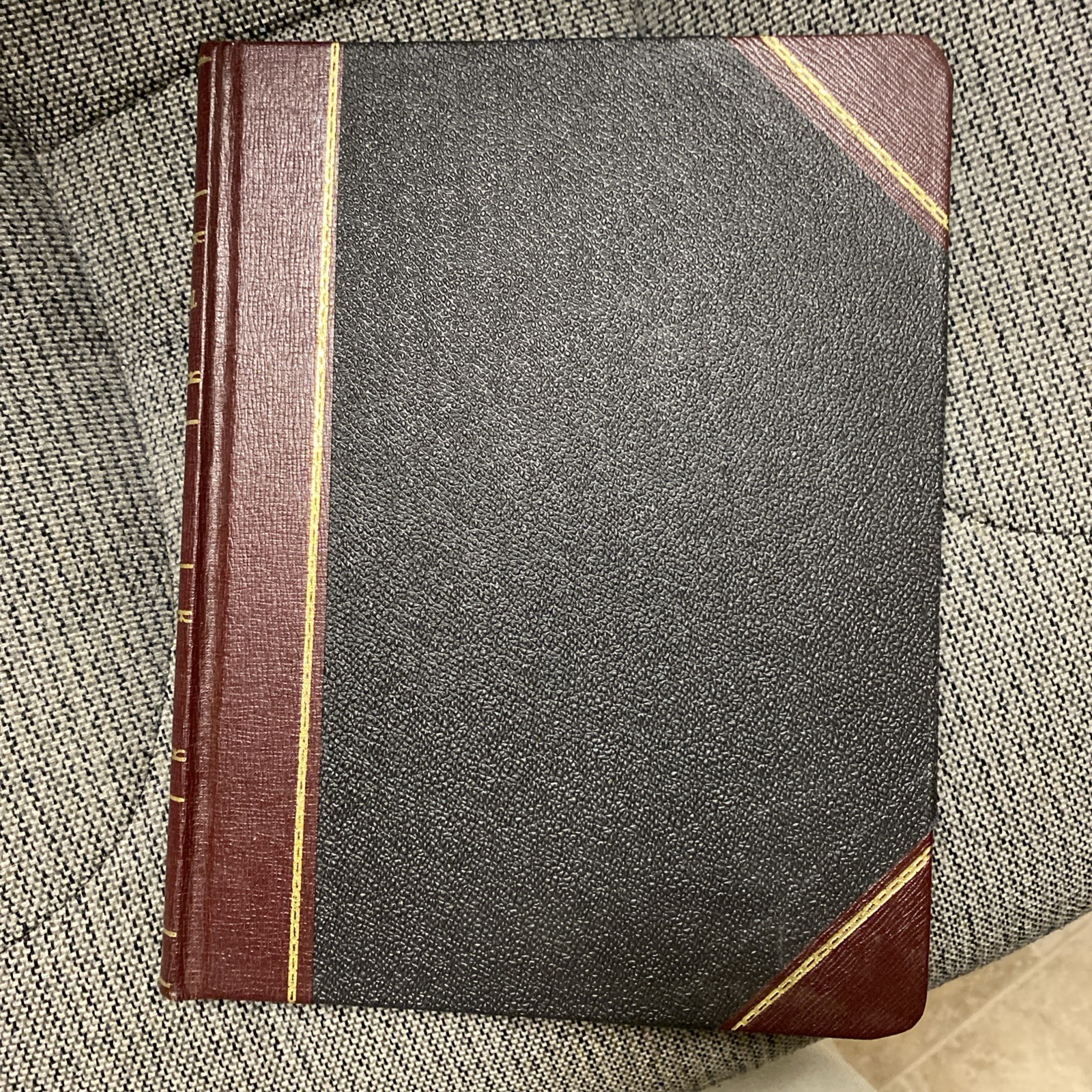 Vintage Ledger Book Leather Cover Journal 150 pgs blank no. 59