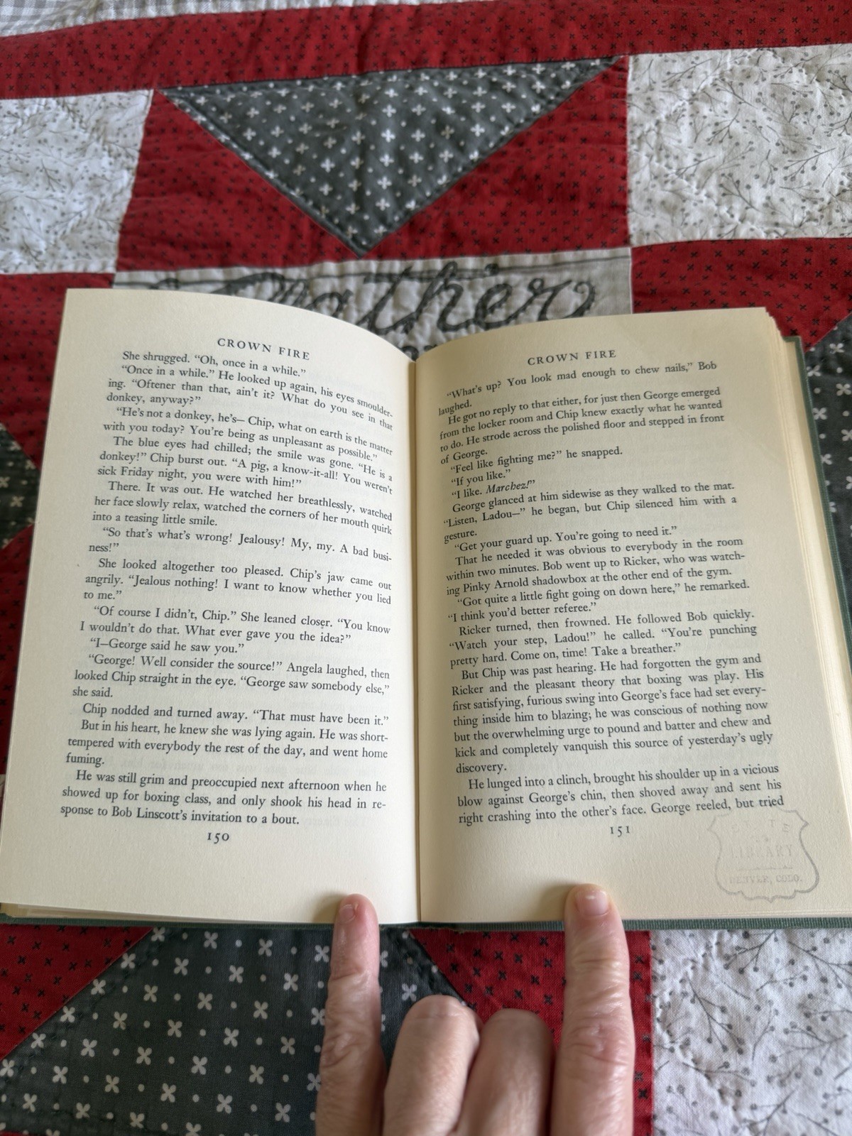 Crown Fire, Eloise Jarvis McGraw, 1951 Hardcover Vintage Children’s Book