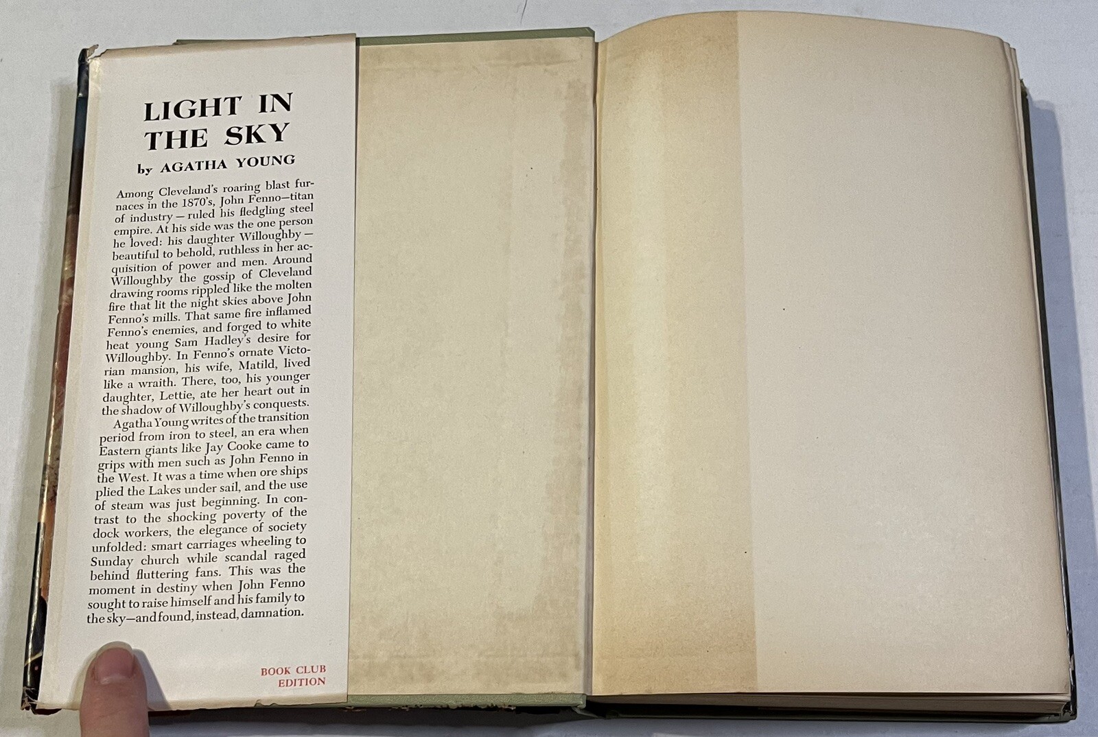 Light in the Sky by Agatha Young Hardcover W/DJ Vintage 1948 First Edition