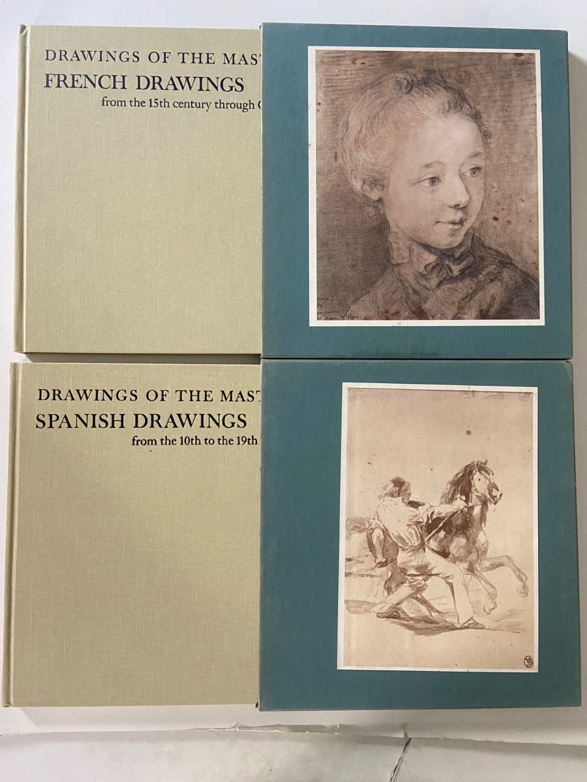 Drawings of the Masters Complete Set of 12 Hardcover Books in Slipcases 1960’s