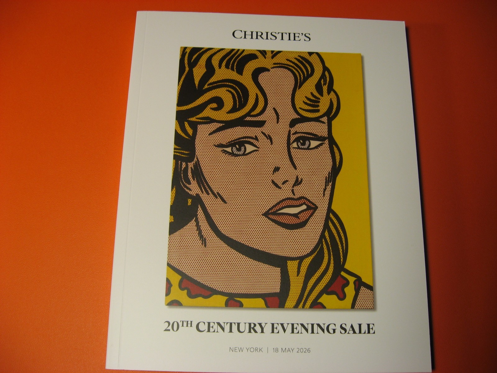 S. I. NEWHOUSE COLLECTION CHRISTIE’S /20 CENTURY TWO SIDED ART CATALOG