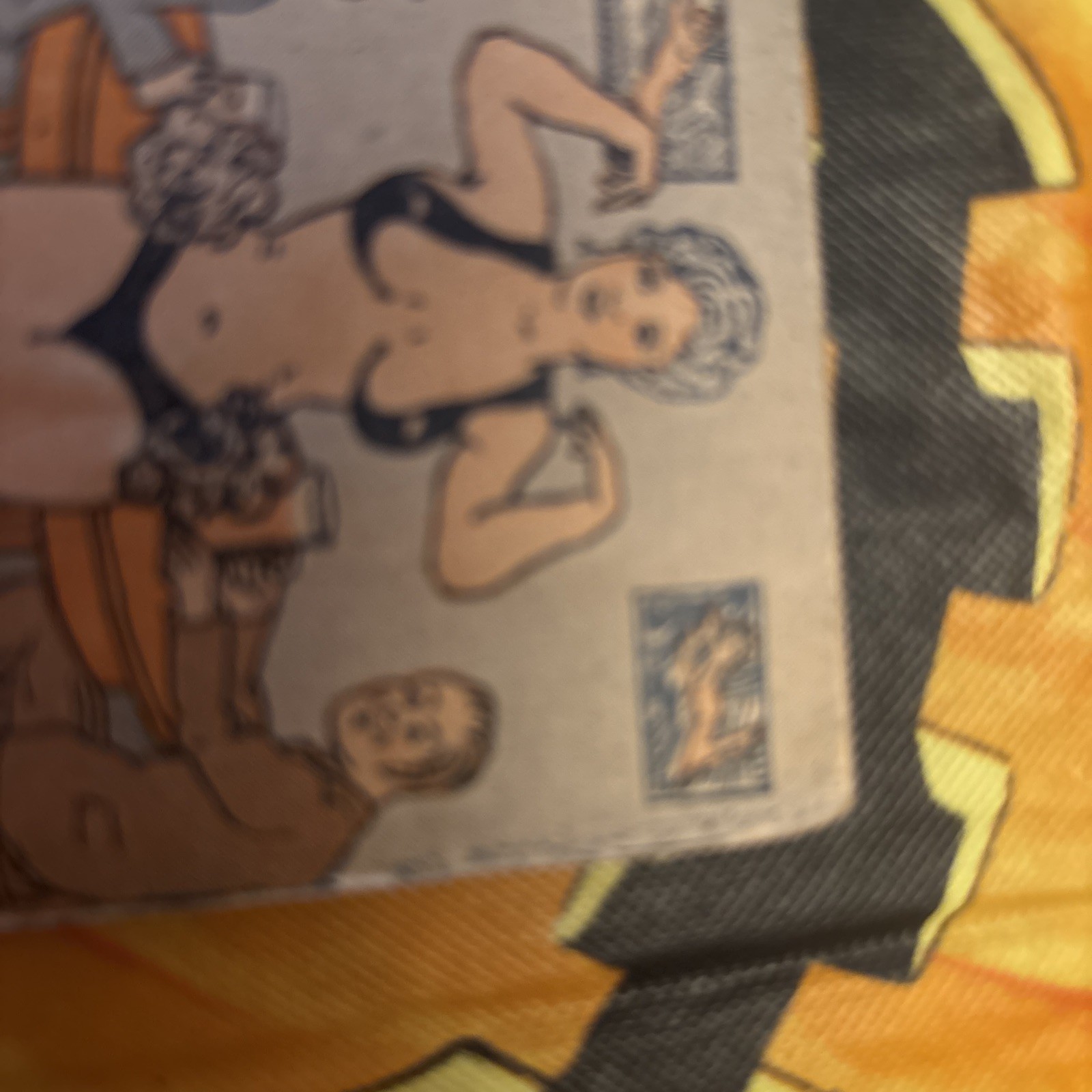 Scatology, Novelty Movable Card / COME UP AND SEME SOMETIME Movable Sand Card