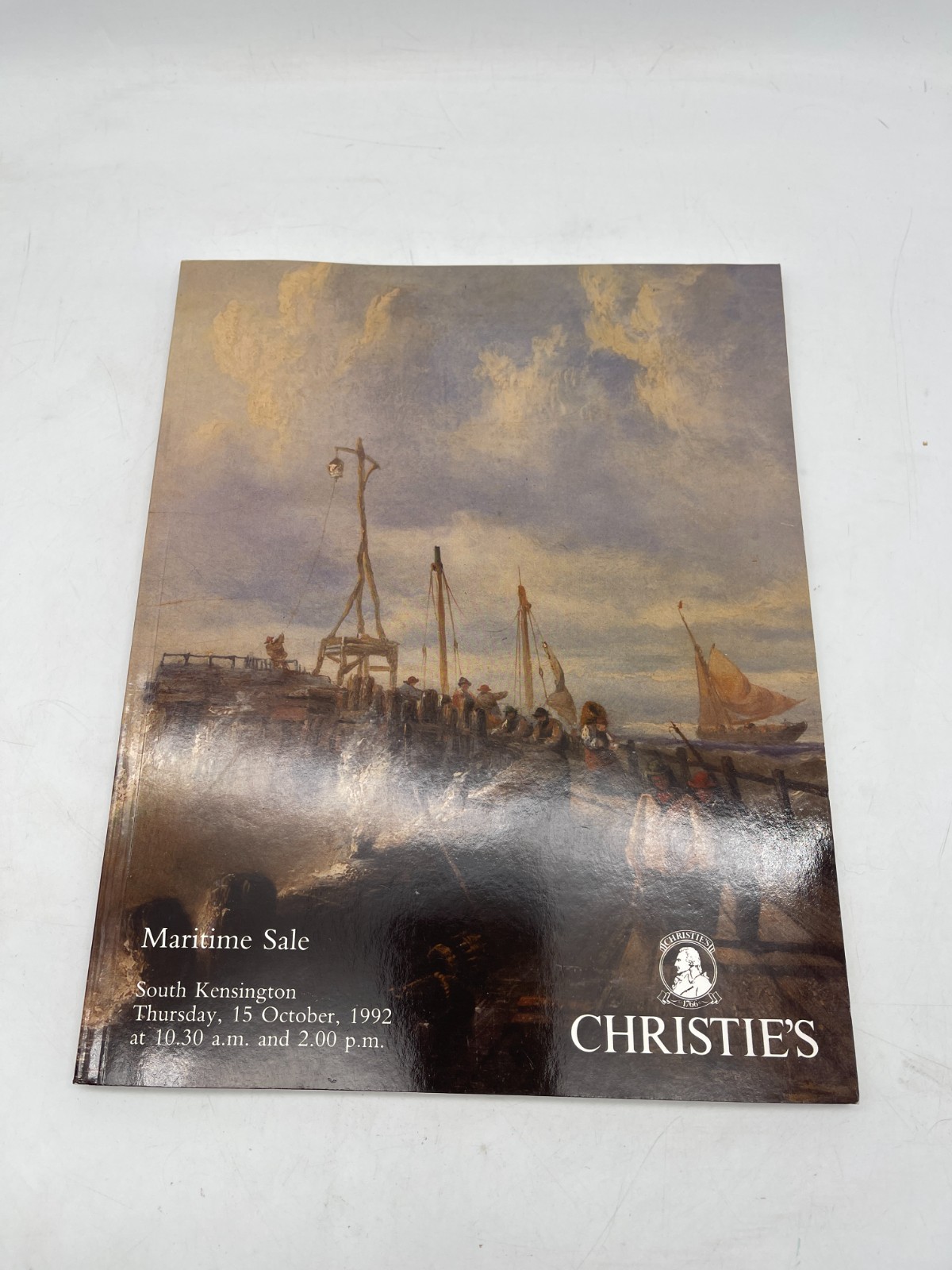 Vintage Christie’s Maritime Sale Auction Catalogue Oct 1992 Kensington London