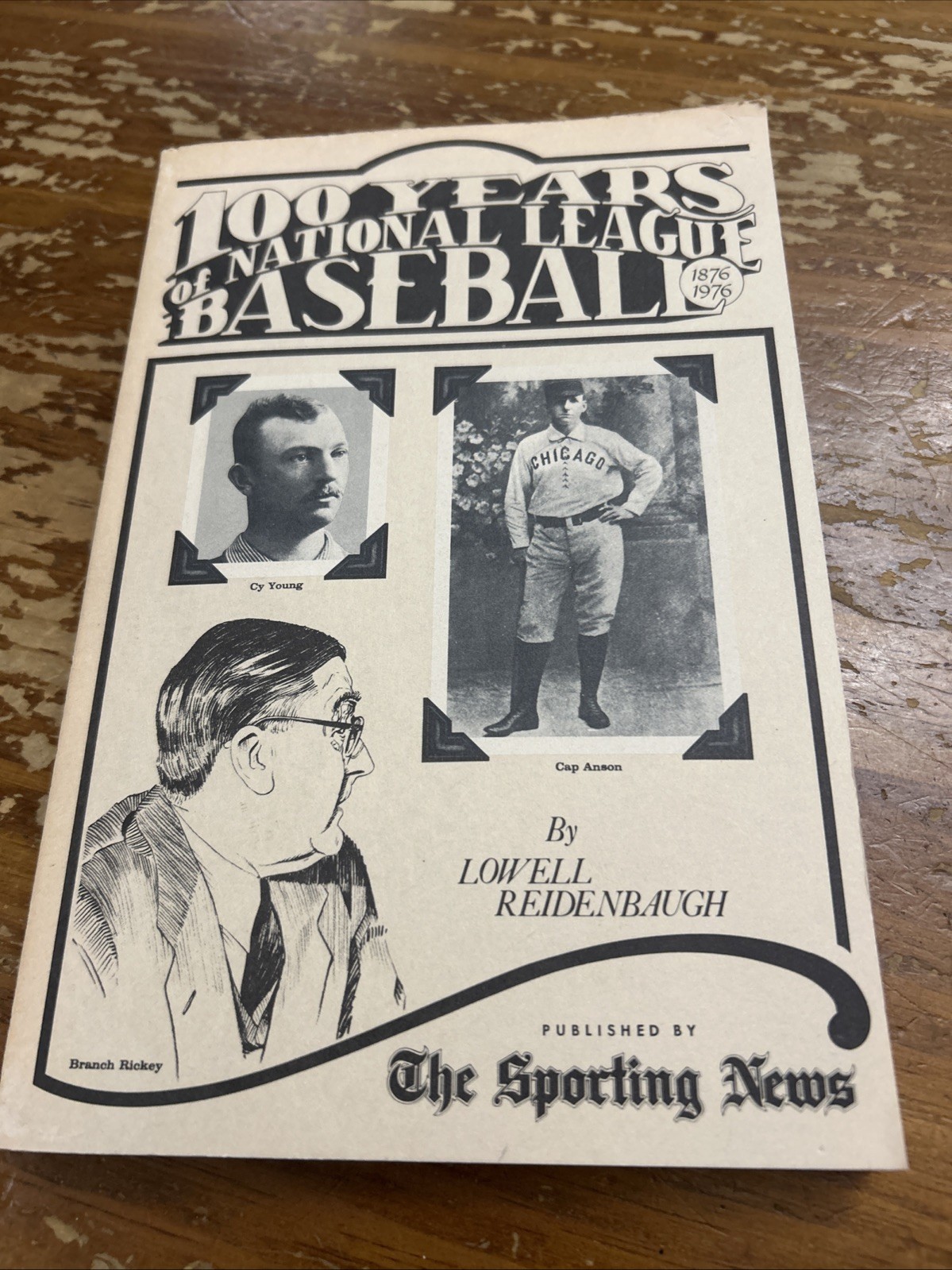 The Sporting News 100 Years of National League Baseball Book, 1876-1976