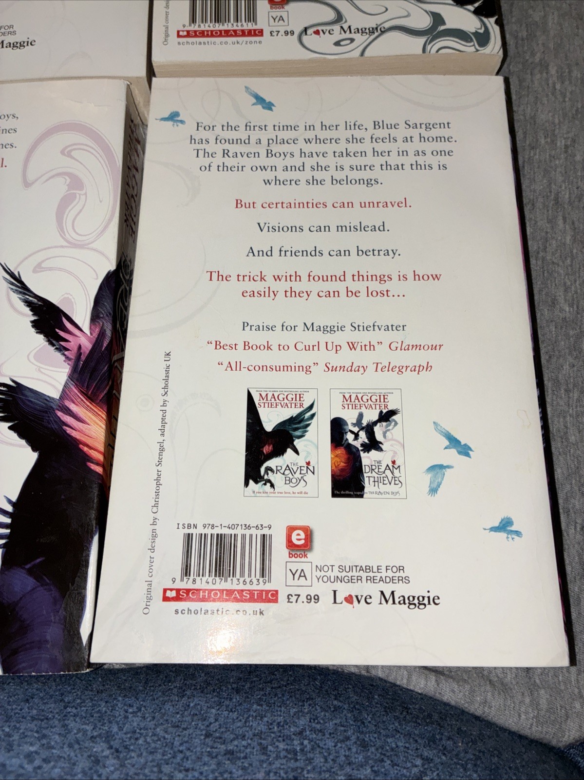 Maggie Stiefvater Raven Cycle Series Lot Of 4 Books YA Fantasy Paperback