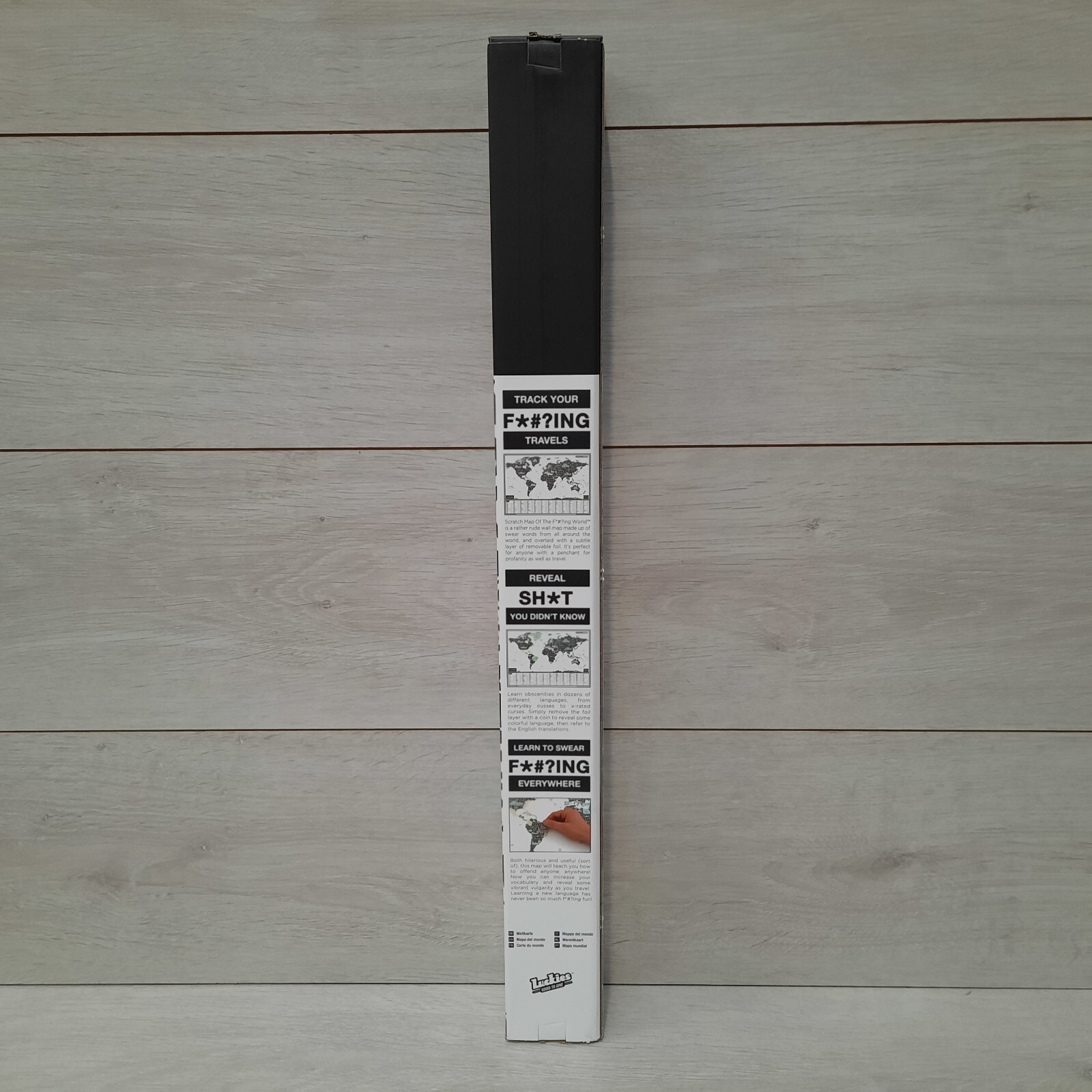 Scratch Map Of The F*#?ing World – Luckies – 82.5cm x 59.4cm Brand New & Sealed