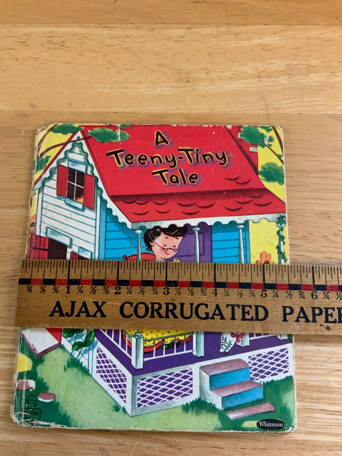 Vintage Tell-A-Tale Book, Whitman Publishing, “A Teeny-Tiny Tale” 1955 6.5″x5.5″