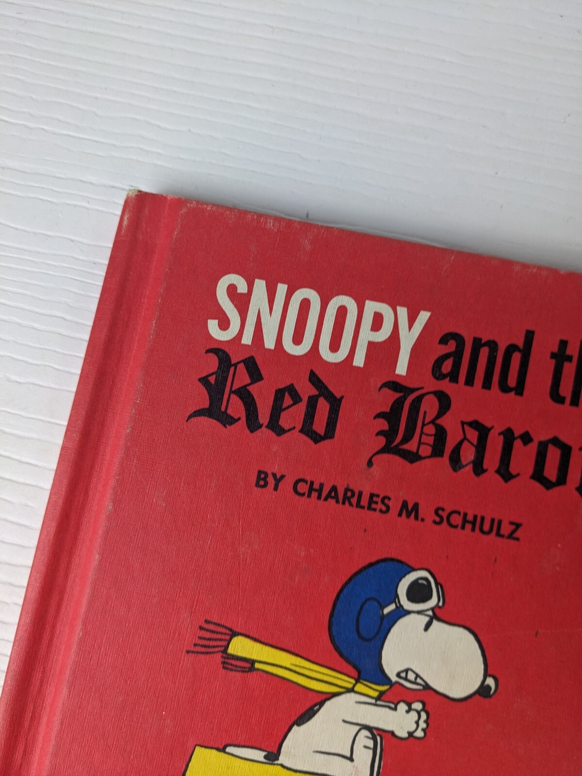 Vtg 1966 Children’s Hardcover Snoopy and the Red Baron Weekly Reader Book Club
