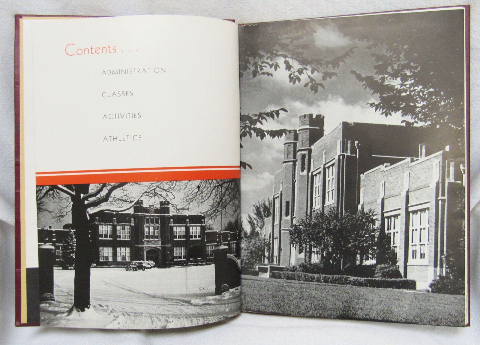 1946 The Heights Arlington Heights Illinois High School Yearbook Book