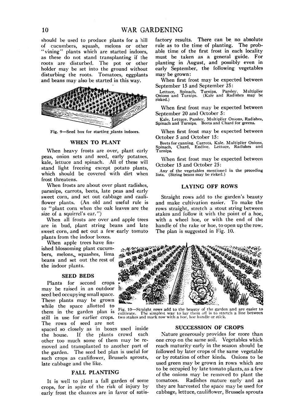 1919 Victory Edition War Gardening And Home Storage of Vegetables