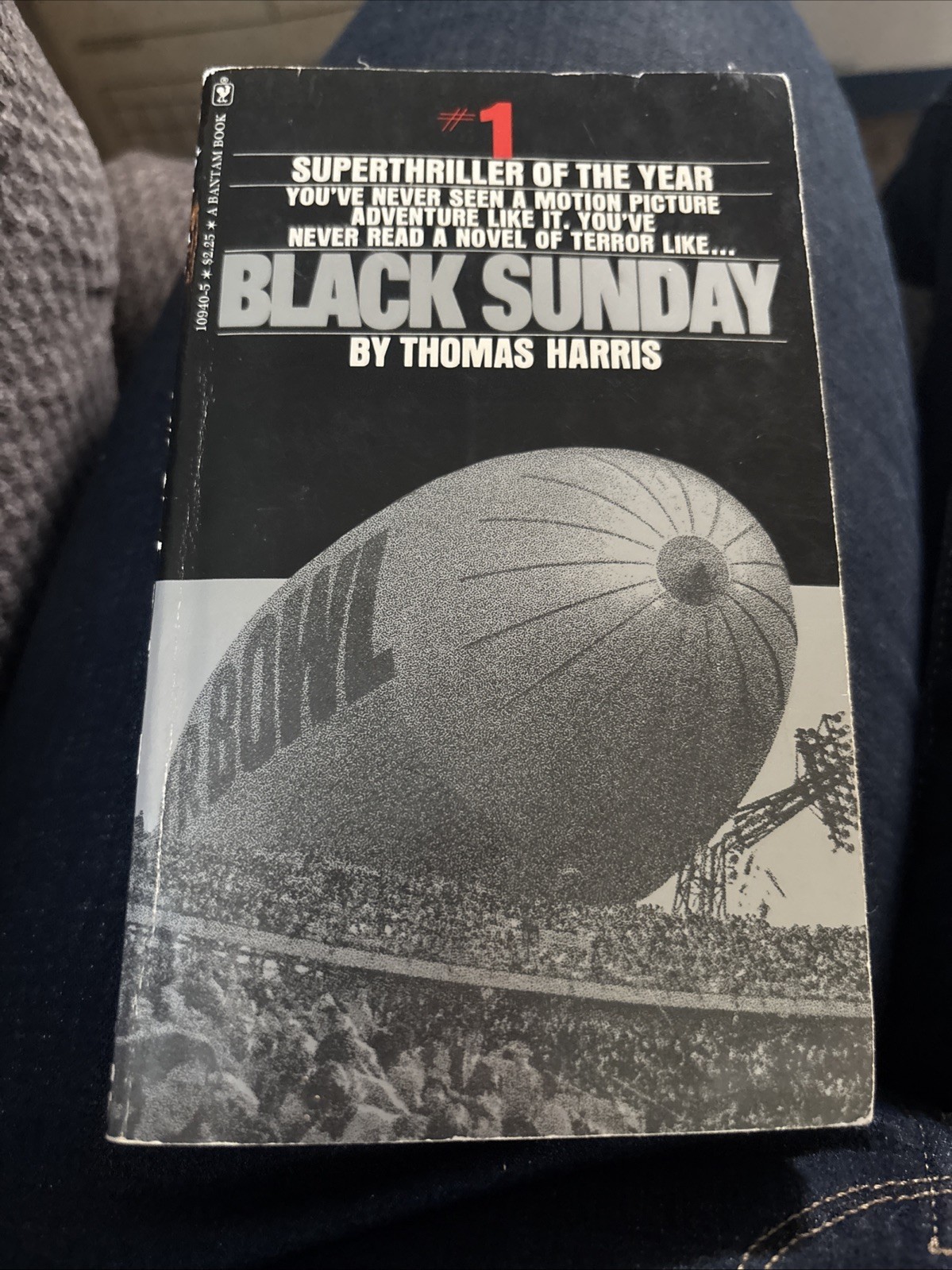 Black Sunday by Thomas Harris | 1977, Bantam | Vintage Thriller, Movie Tie-In