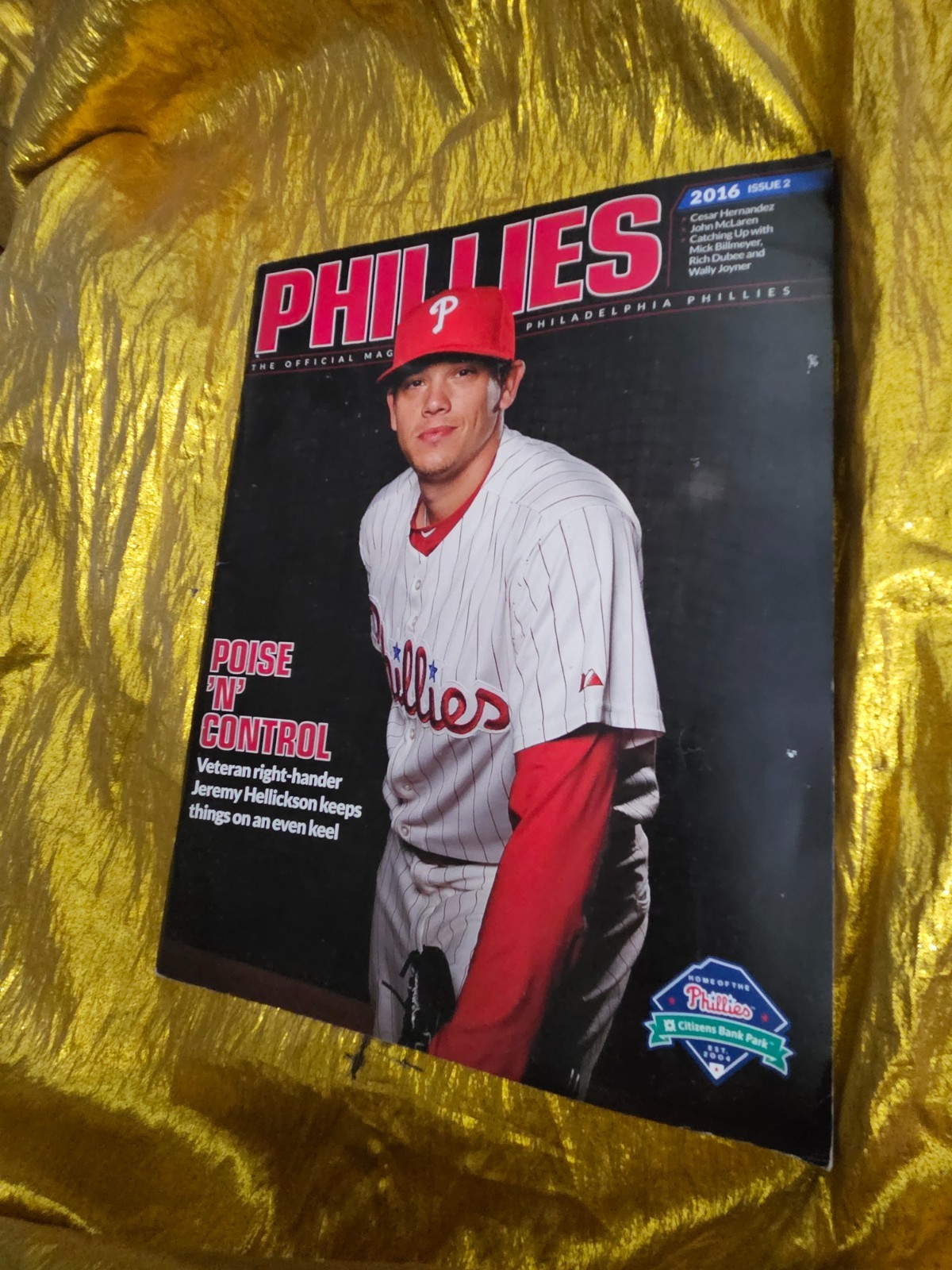 PHILADELPHIA PHILLIES MAGAZINE Issue TWO 2 2016 92 Pages – JEREMY HELLICKSON RHP