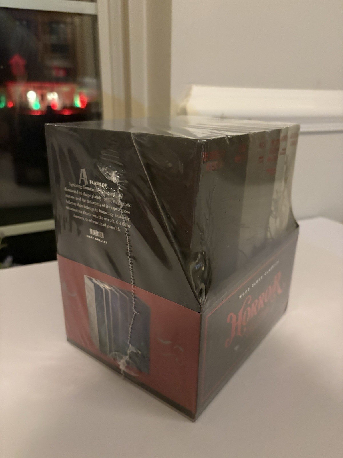 Horror Collection Word Cloud Classics Box Set – Art Page Edges – Sealed
