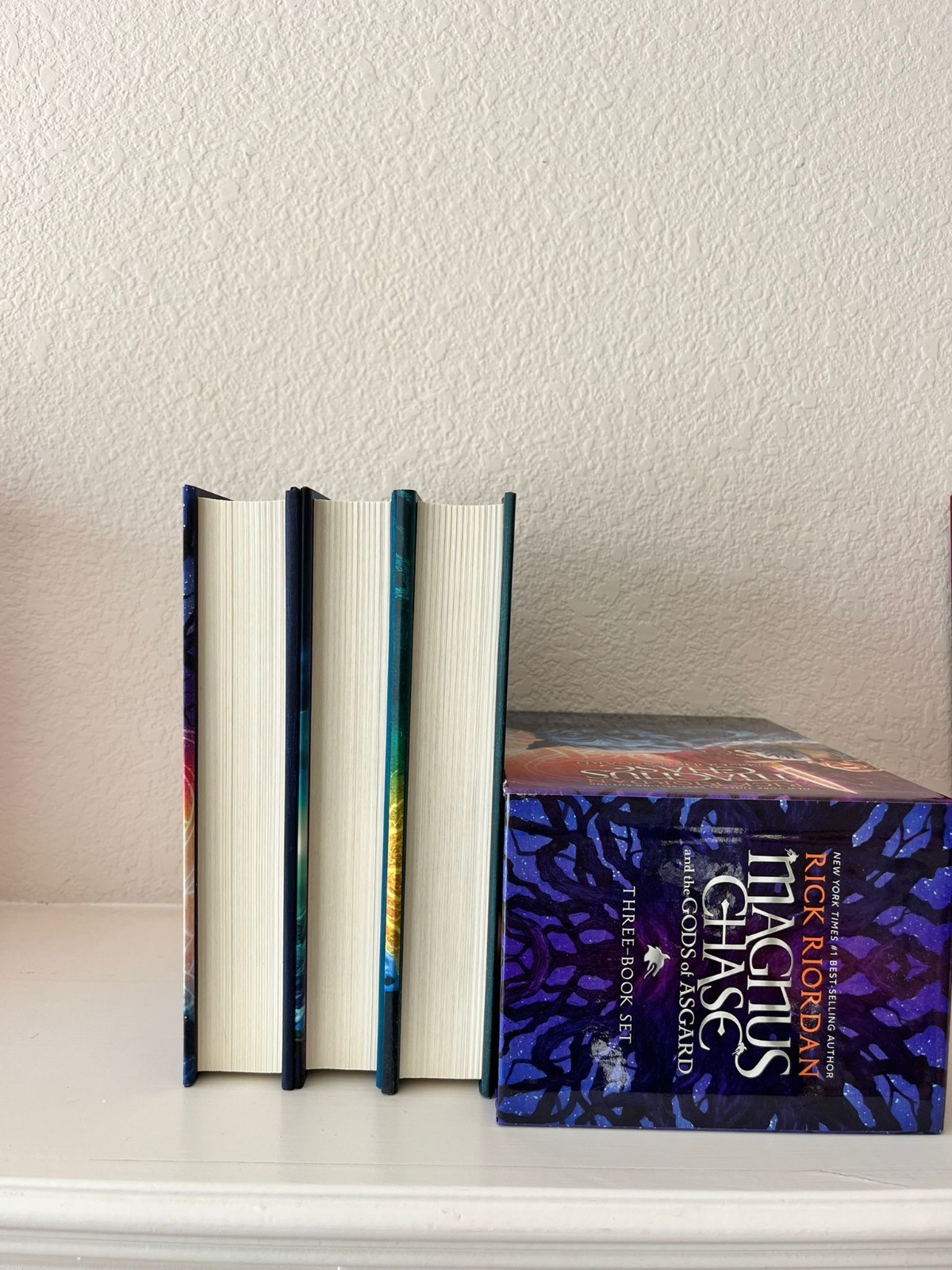 Magnus Chase and the Gods of Asgard 3 Hardcover Book Box Set By Rick Riordan
