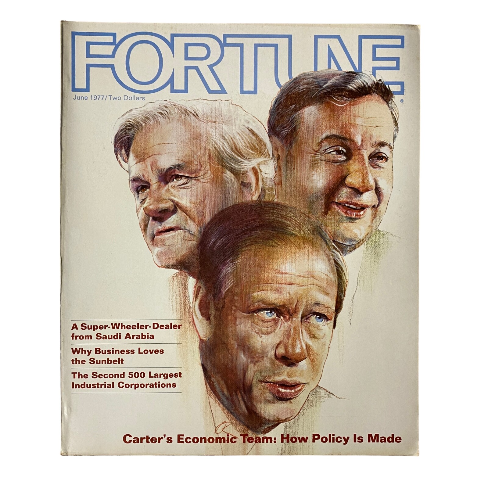 Fortune Magazine June 1977 Carter’s Economic Team How Policy is Made No Label VG