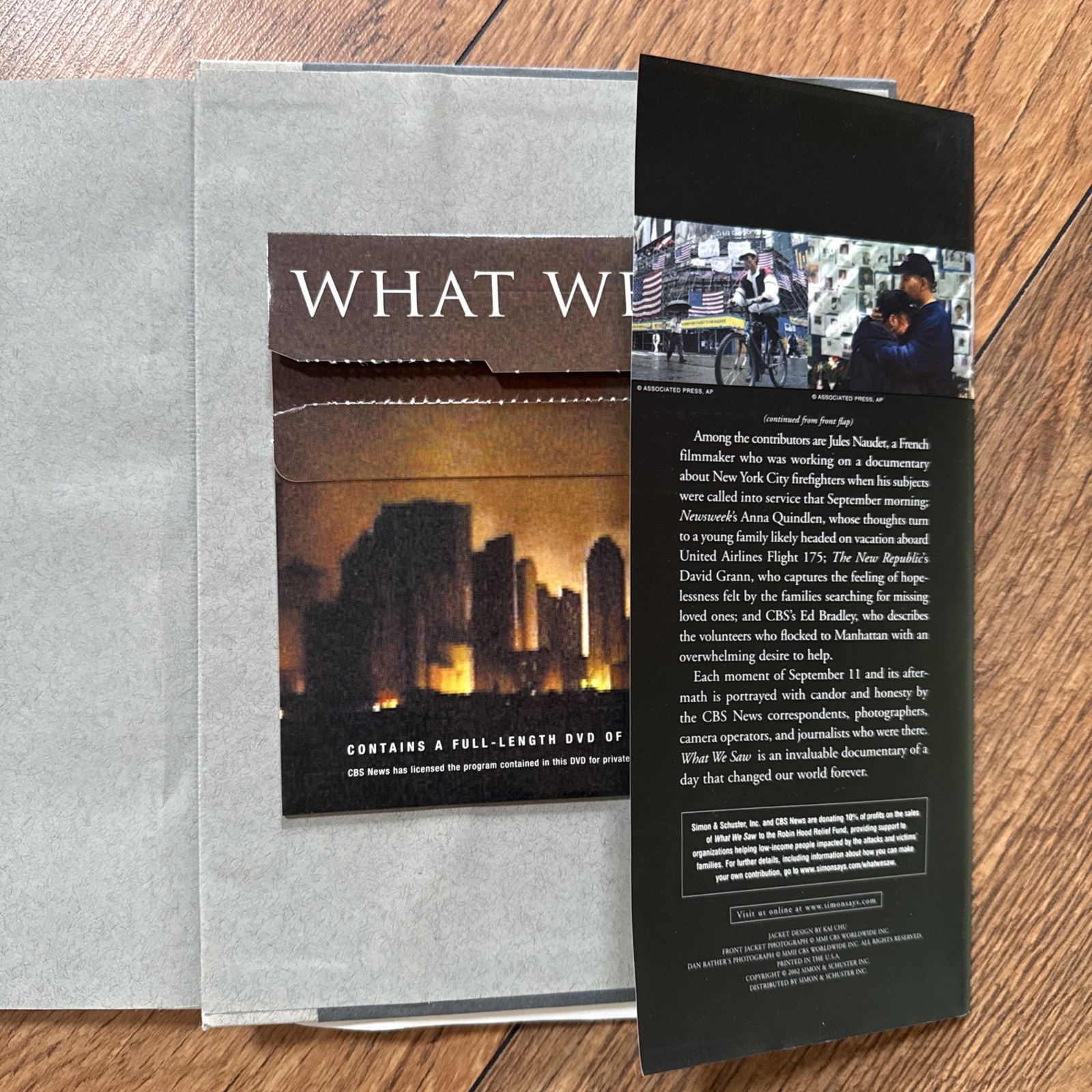 What We Saw : The Events of September 11, 2001CBS News Staff Hardcover book DVD