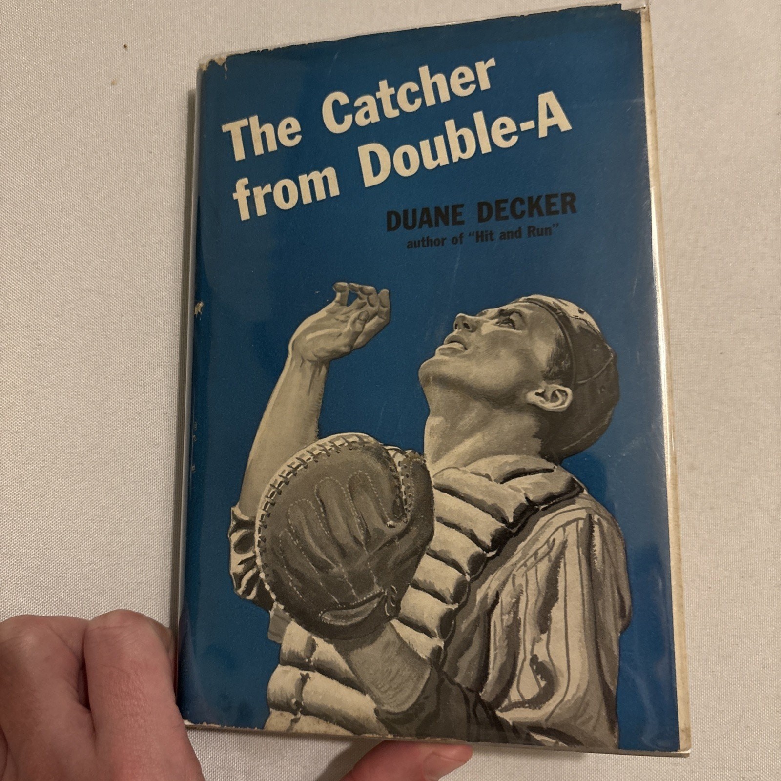 DUANE DECKER Catcher From Double A 1950 First baseball book 1st Edition