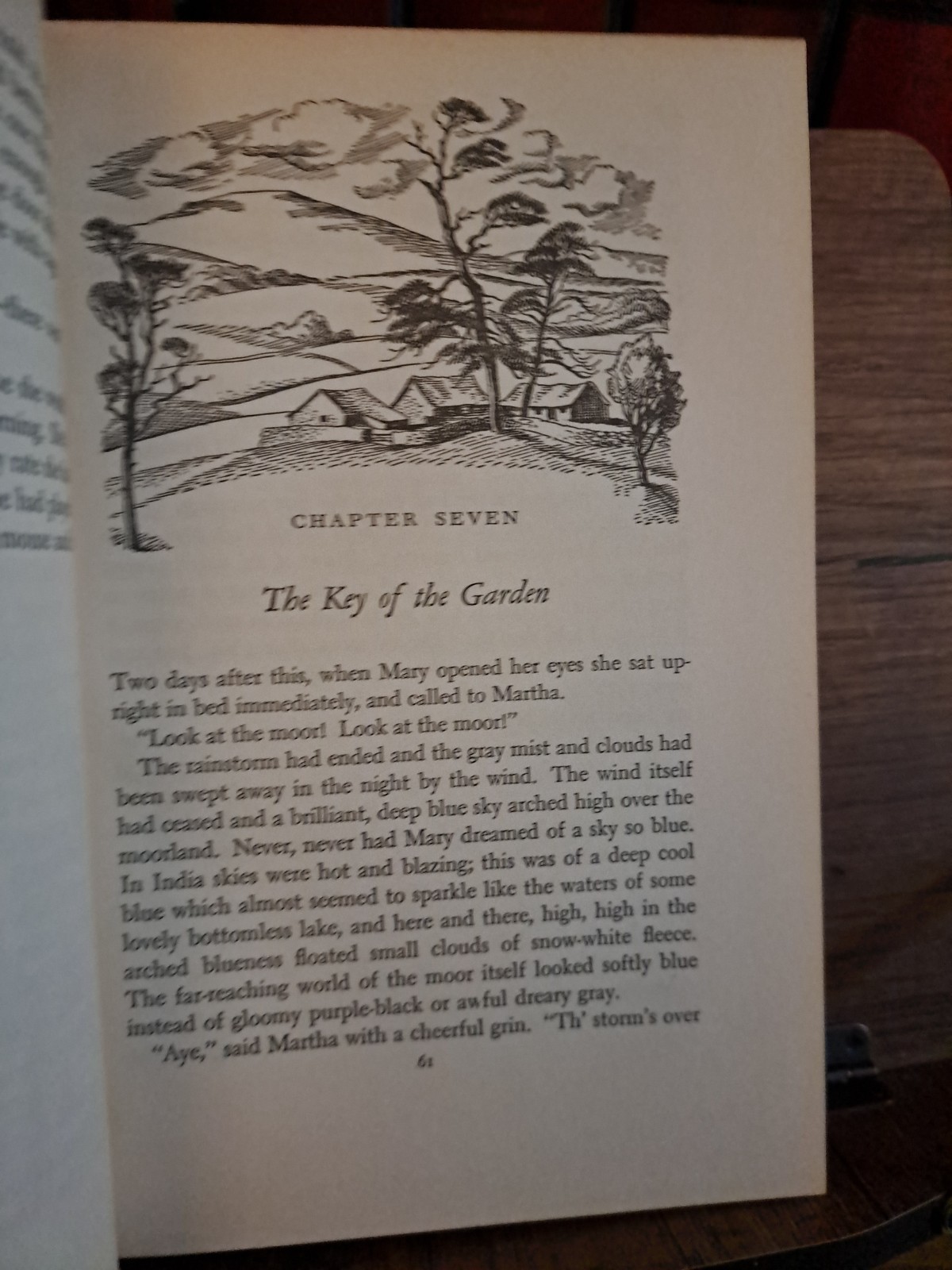 The Secret Garden by Frances Hodgson Burnett HC 1949 free ship
