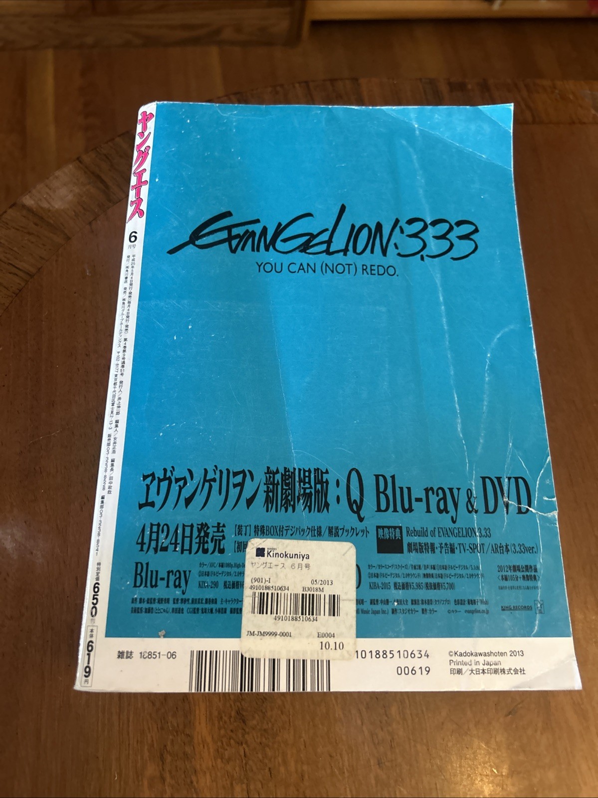Young Ace[2013 June] Japanese Edition VG MANGA