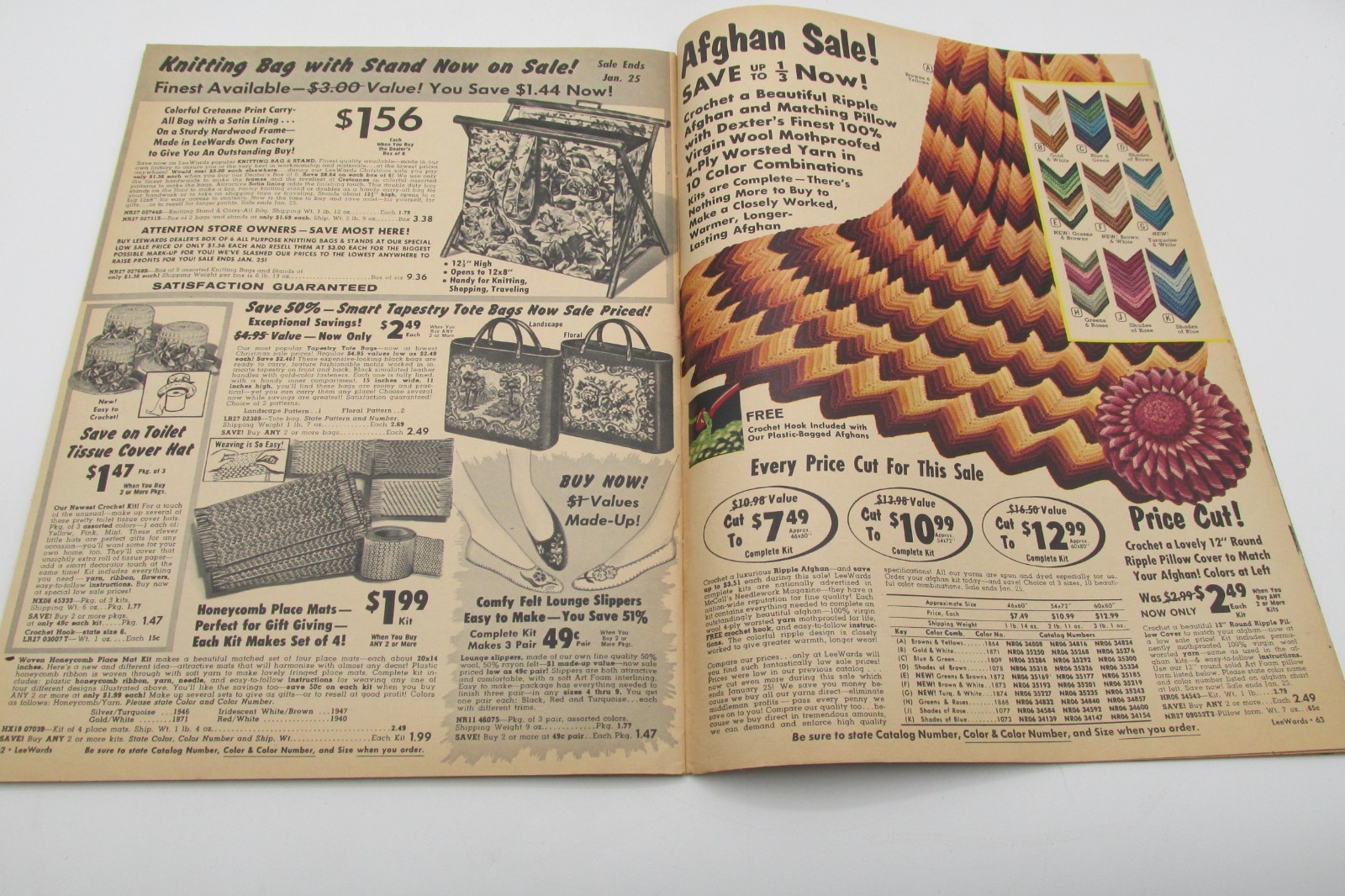 Lee Wards 1964 Christmas Catalog 39 Art Needlework & Hobbycraft Center 80 Pages