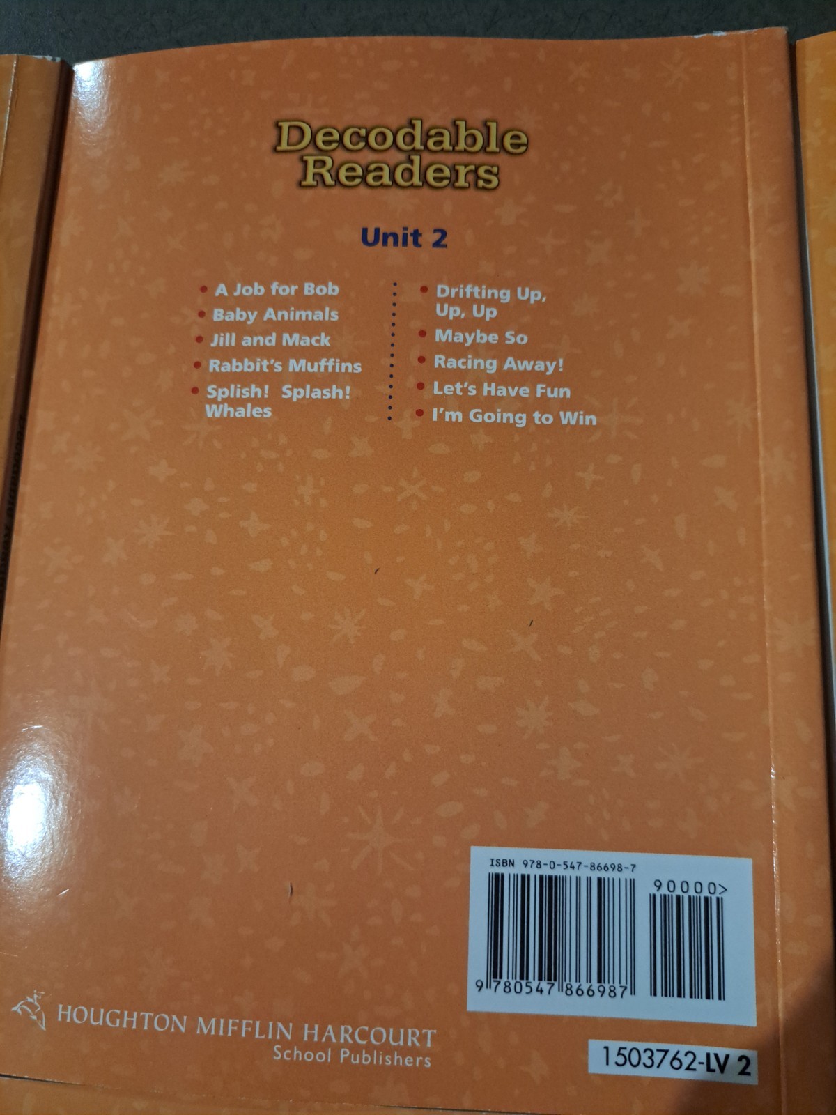Journeys Decodable Reader Book Unit 1-6 Set – 2nd Grade 2 Reading 6 Book Set HMH
