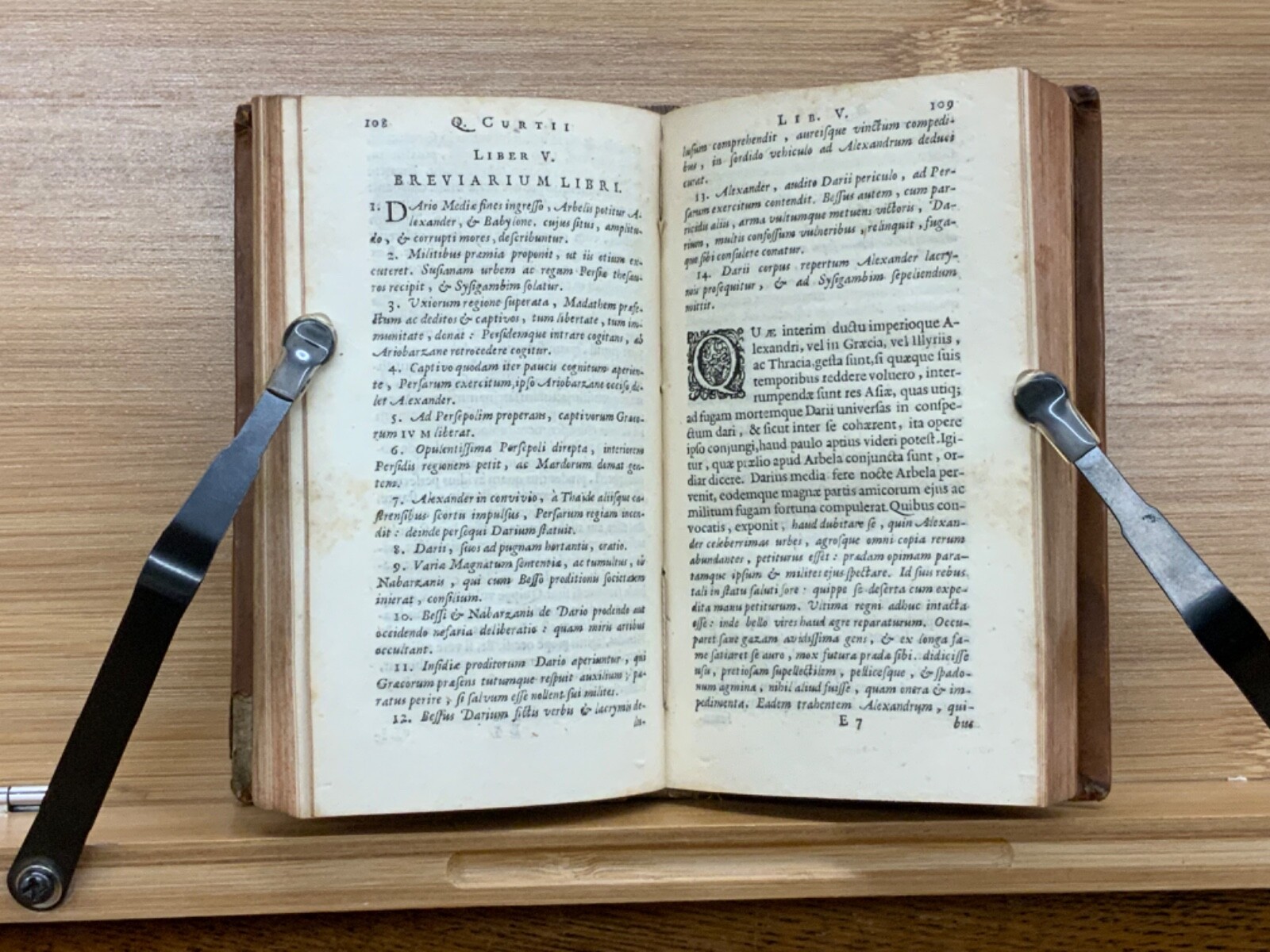 1660 Q. Curtii Rufi, Historiarum libri: Alexander Magnus. Elzevir Publishing