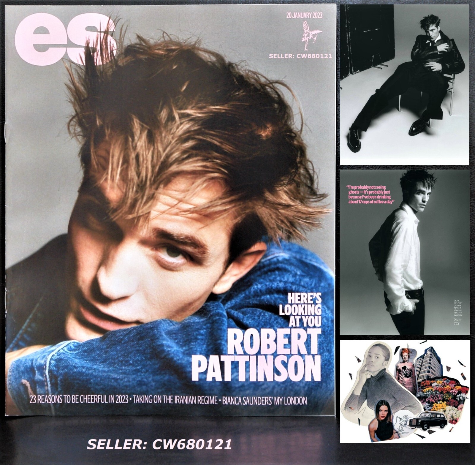 ROBERT PATTINSON BATMAN TWILIGHT SAGA MICKEY 17 BIANCA SAUNDERS ES MAGAZINE 2023