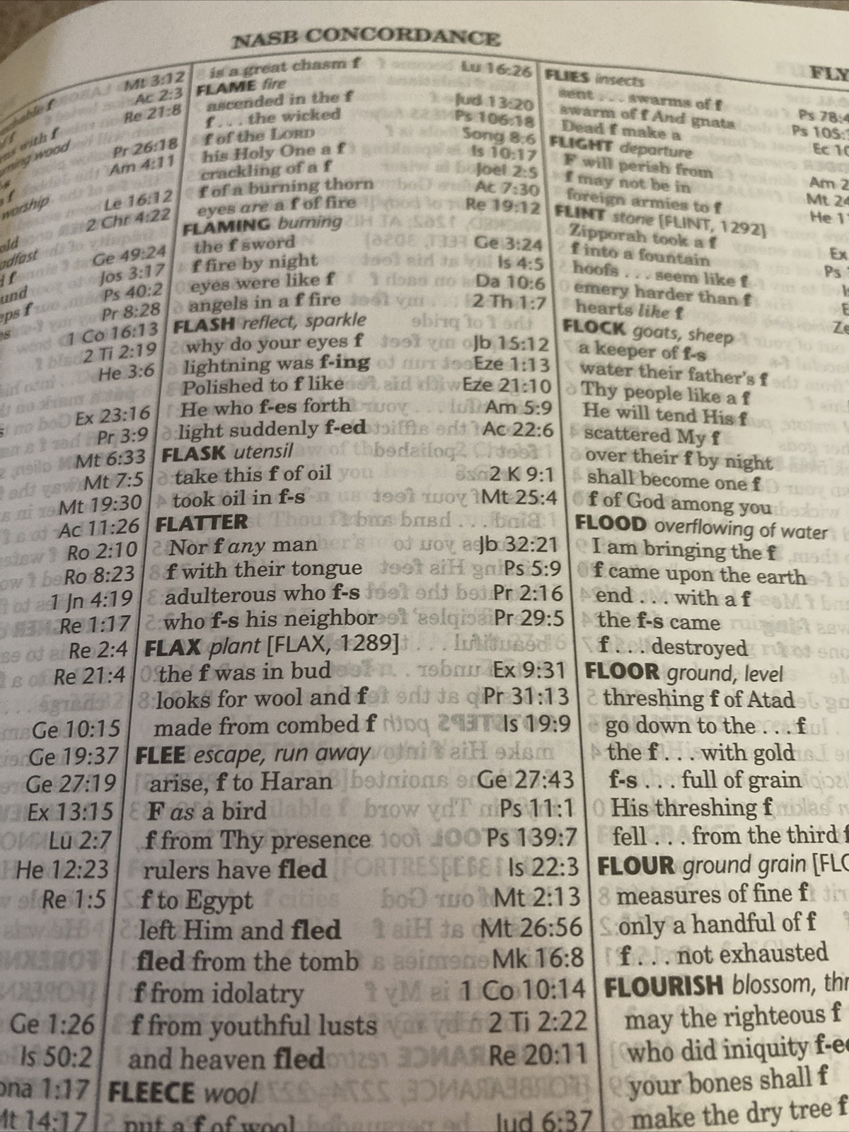 NASB THOMPSON CHAIN REFERENCE BIBLE 1977 RED LETTER BROWN LEATHER SOFT