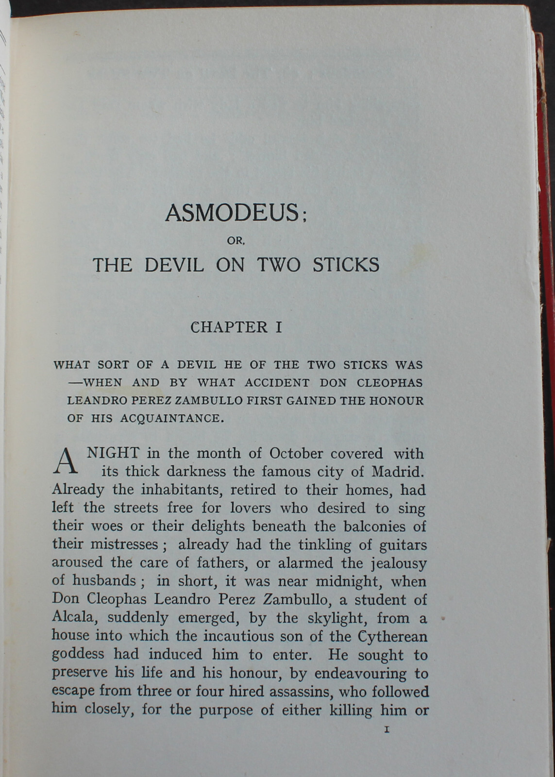 Rare Antique Old Book Devil On Two Sticks 1926 Illustrated Occult Demon Spain ⭐