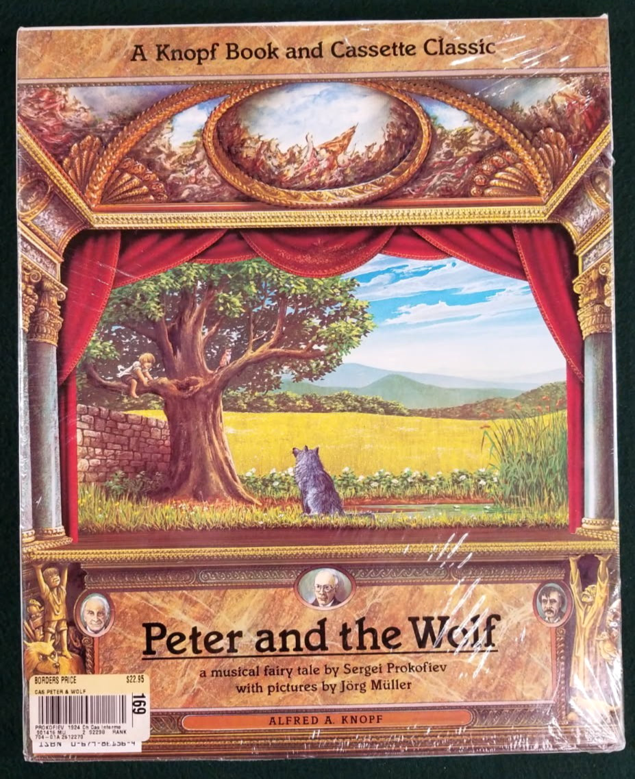 Brand New/Sealed Peter & The Wolf Musical Fairy Tale Prokofiev Book & Cassette
