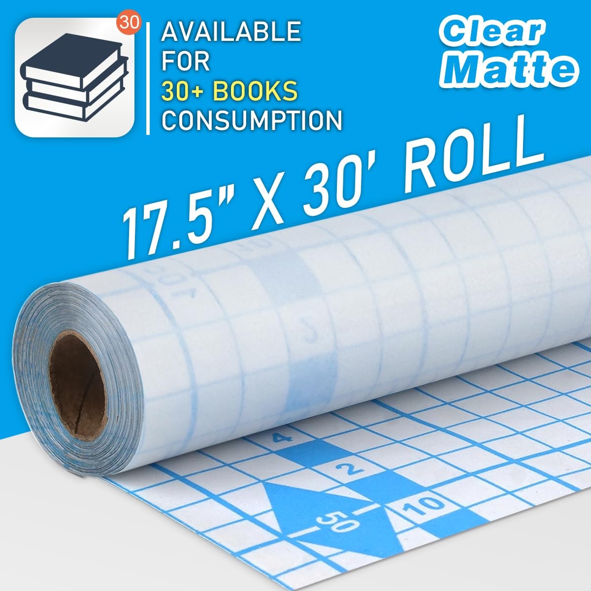 Matte Clear Paper Roll for Books, Crafts and Countertops, Self Adhesive Book …