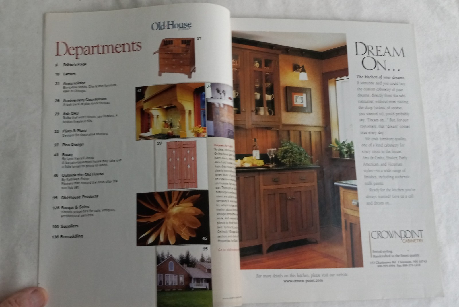 Old House Journal Magazine August 2003 EXCELLENT Condition 138 pages