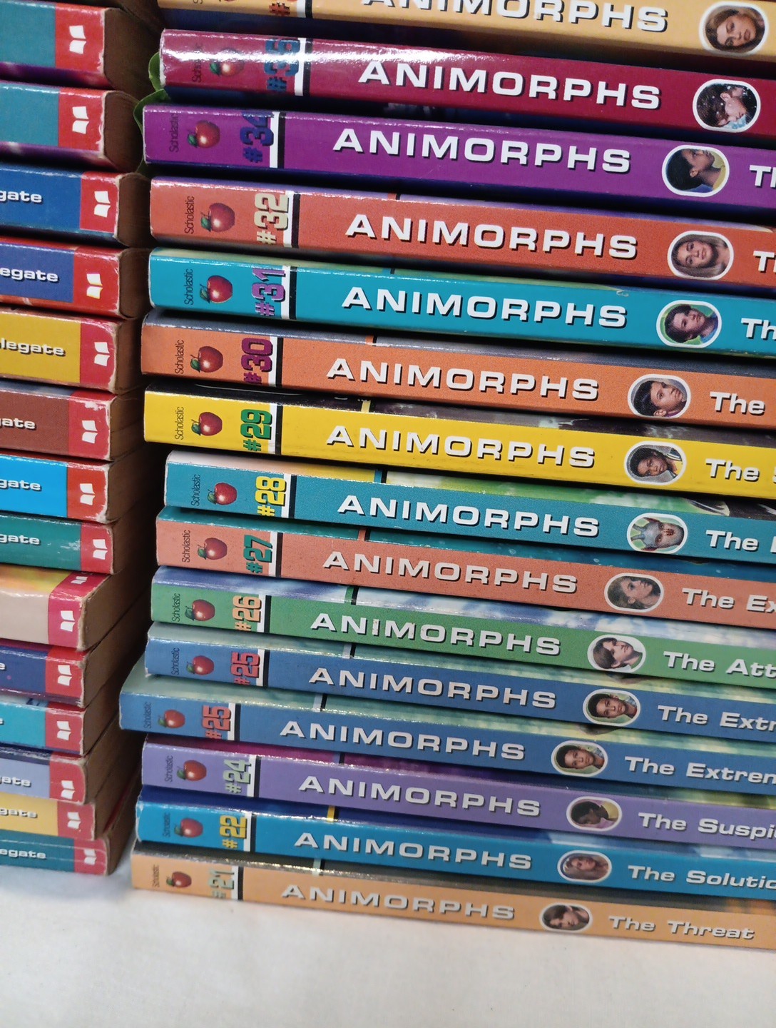Animorphs Megamorphs Book lot K A Applegate paperback 45 Books 1-32 34 36 37 41