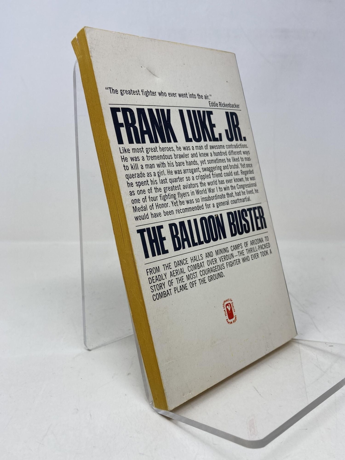The Balloon Buster by Norman S Hall First 1st Edition VG PB 1966