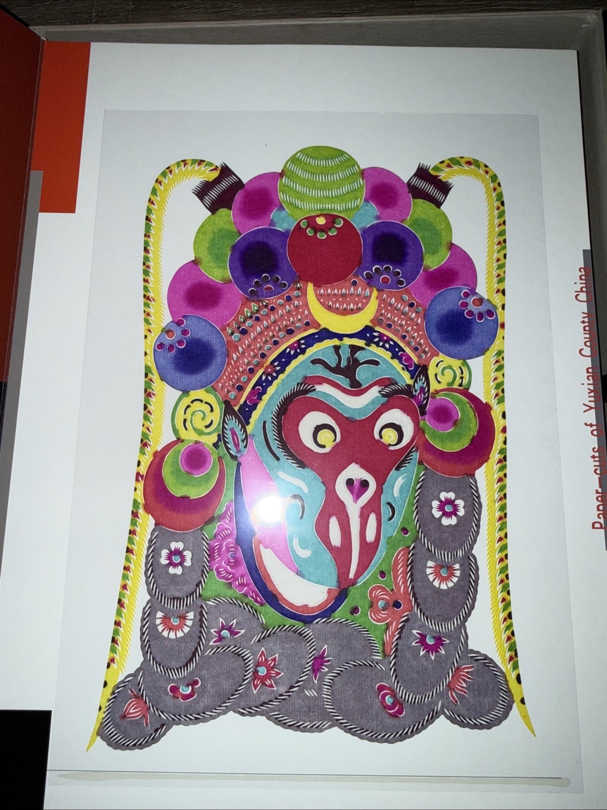 Paper-cuts Of Yuan County, China Facial Makeup Of Peking Opera