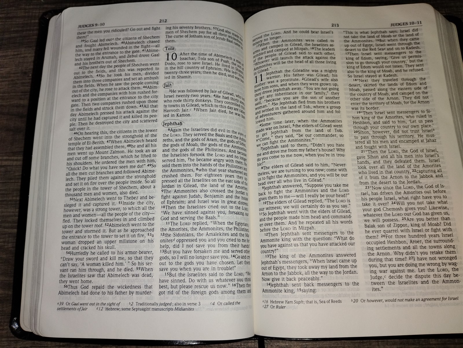 NIV Thinline Bible New International Version 1996 Zondervan Bonded Leather Bound