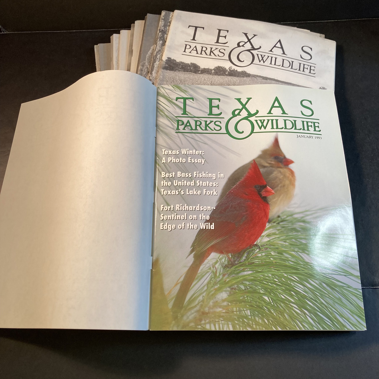 TEXAS Parks and Wildlife magazine. multi-year lots 1960-2018 u-choose