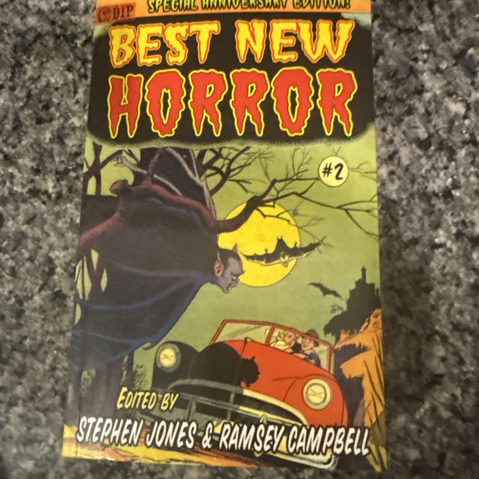 Best New Horror Vol 1–3 Lot – Ramsey Campbell Signed – Horror Anthology UK PB