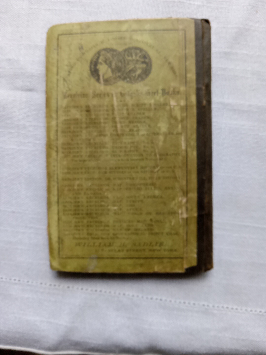 SADLIER’S ELEMENTARY HISTORY OF THE UNITED STATES 138 Pages 1ST. ED. 1877
