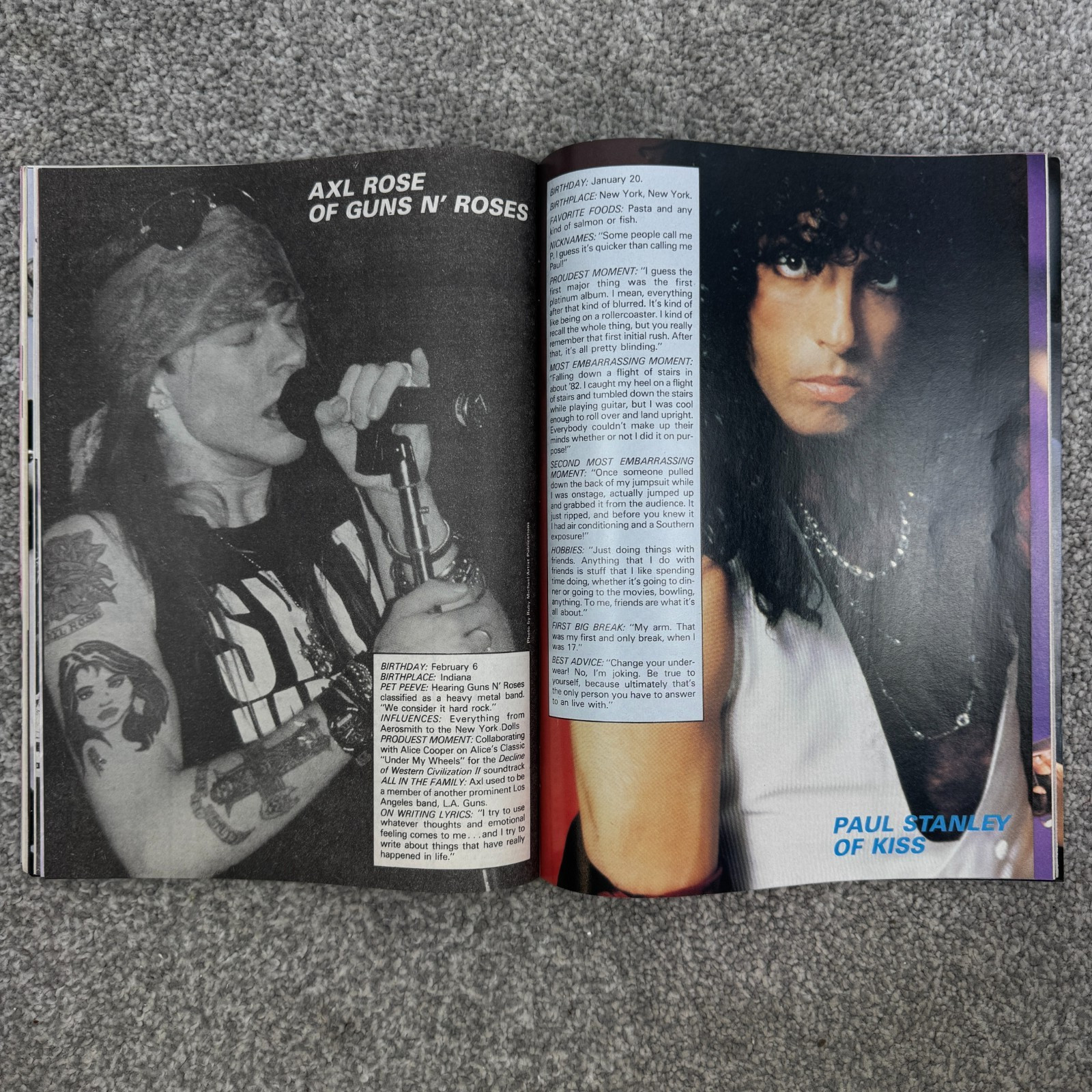 Creem Rock-Shots Magazines January 1990 NKOTB Milli Vanilli Warrant & Skid Row