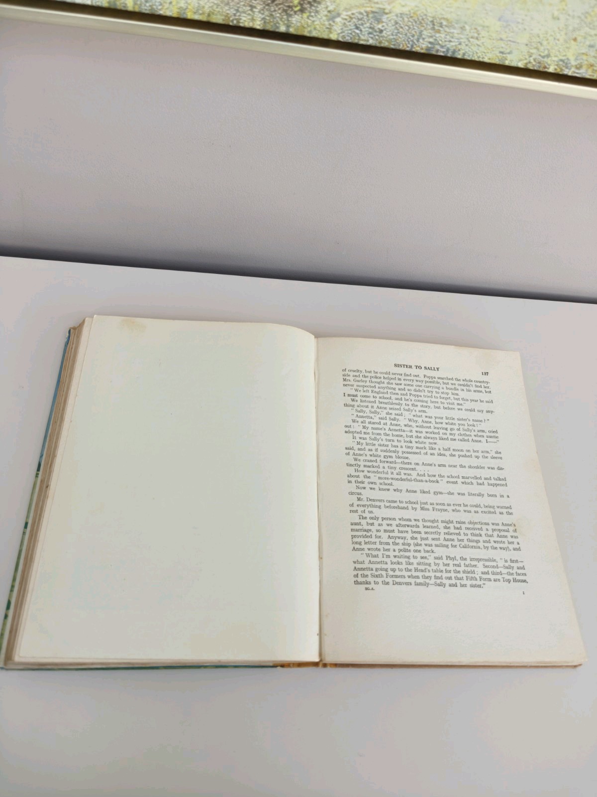 Vintage Collins’ Schoolgirls Annual 1930s Hardback Gt Britain 264 Pages Heavy