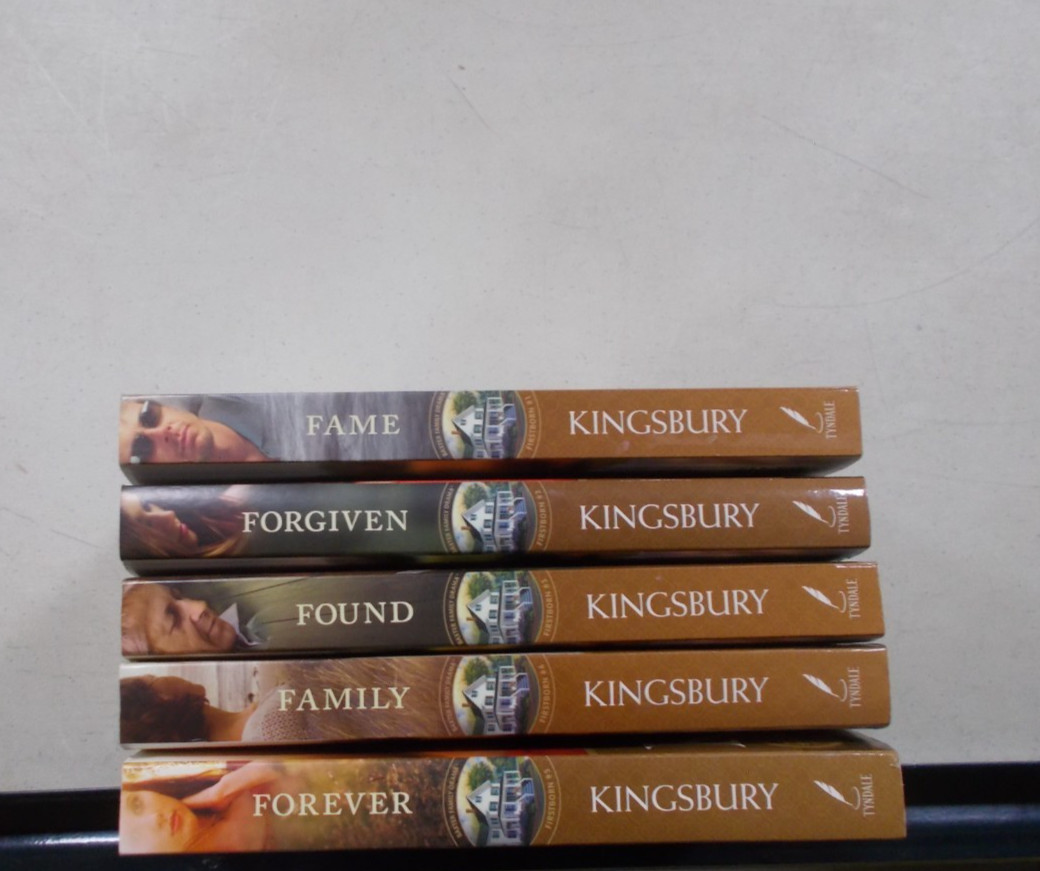 5 KAREN KINGSBURY # TRADE PB BAXTER FAMILY FAME FORGIVEN FOUND FAMILY FOREVER