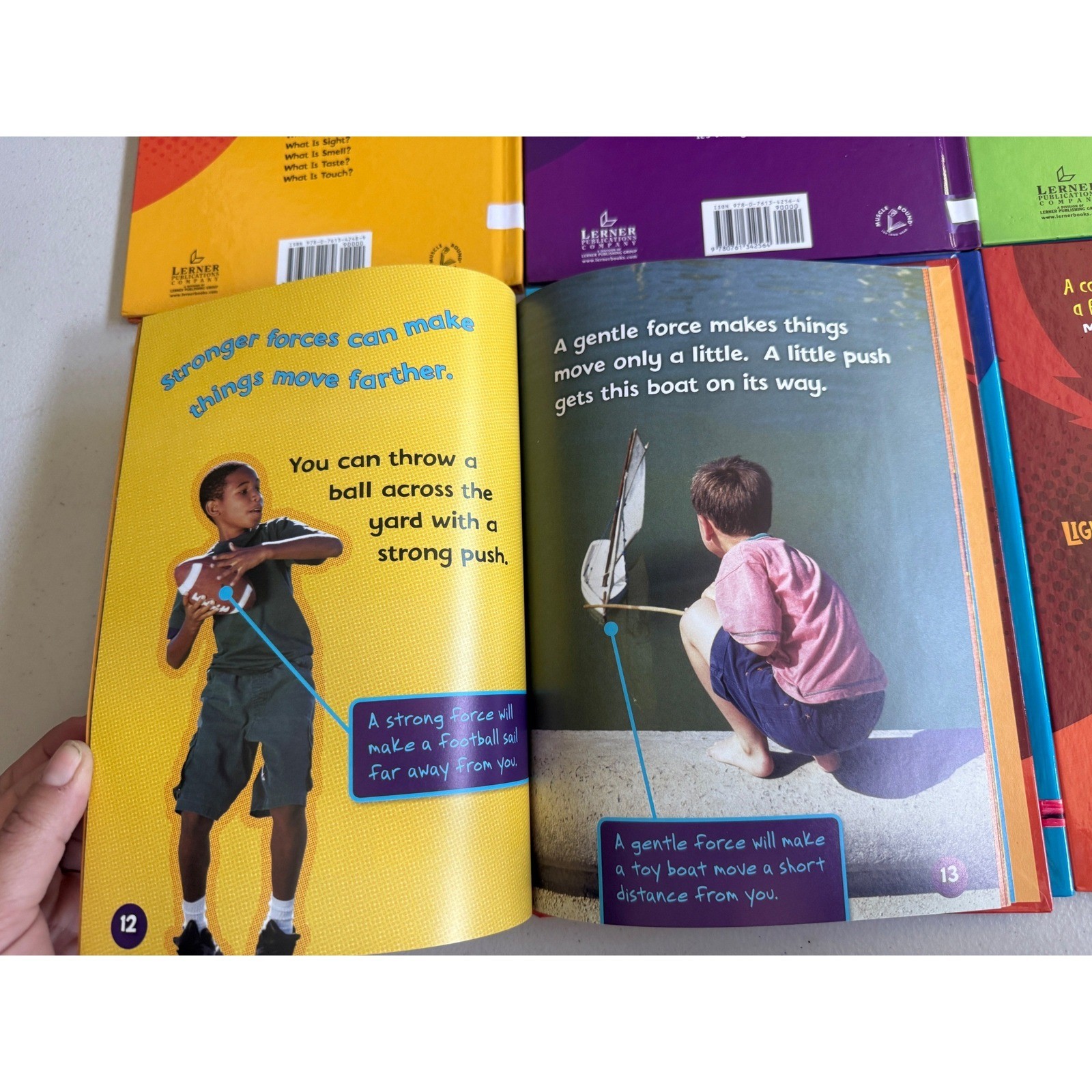 Lightning Bolt Books Lerner Nonfiction Set of 7 Science Nature Kids Hardback