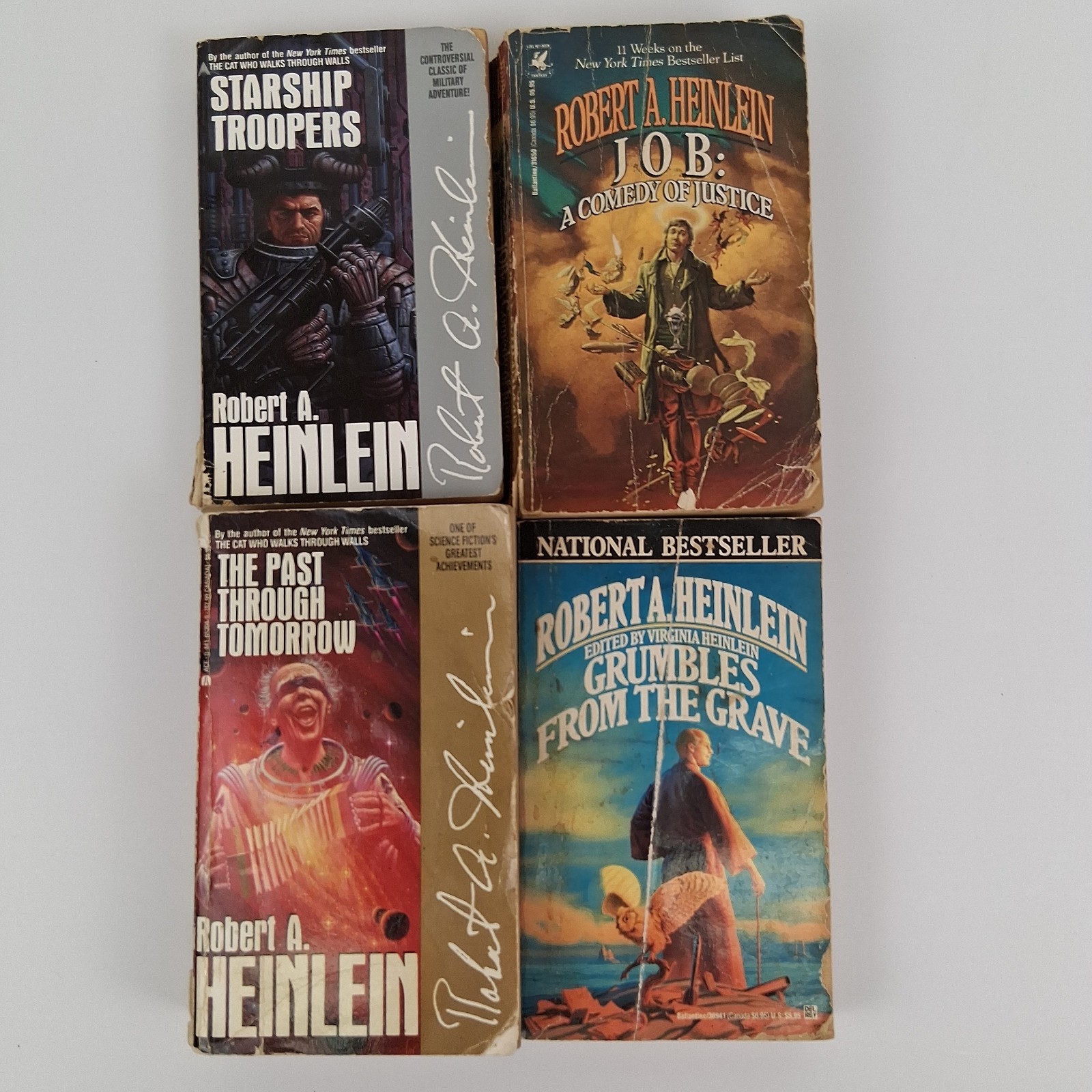Robert A. Heinlein Paperback Lot – 4 Books – Sci‑Fi Classics