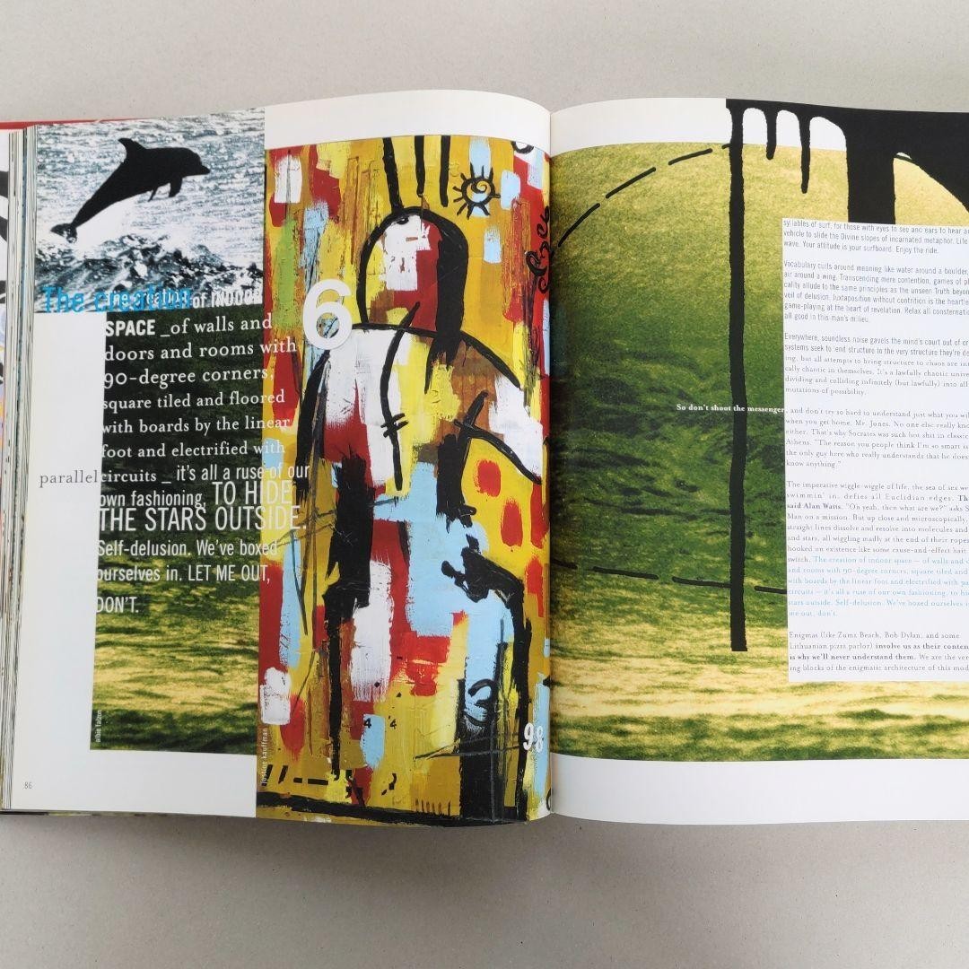 David Carson Graphic Design Collection Book 2003 480 pages From Japan used