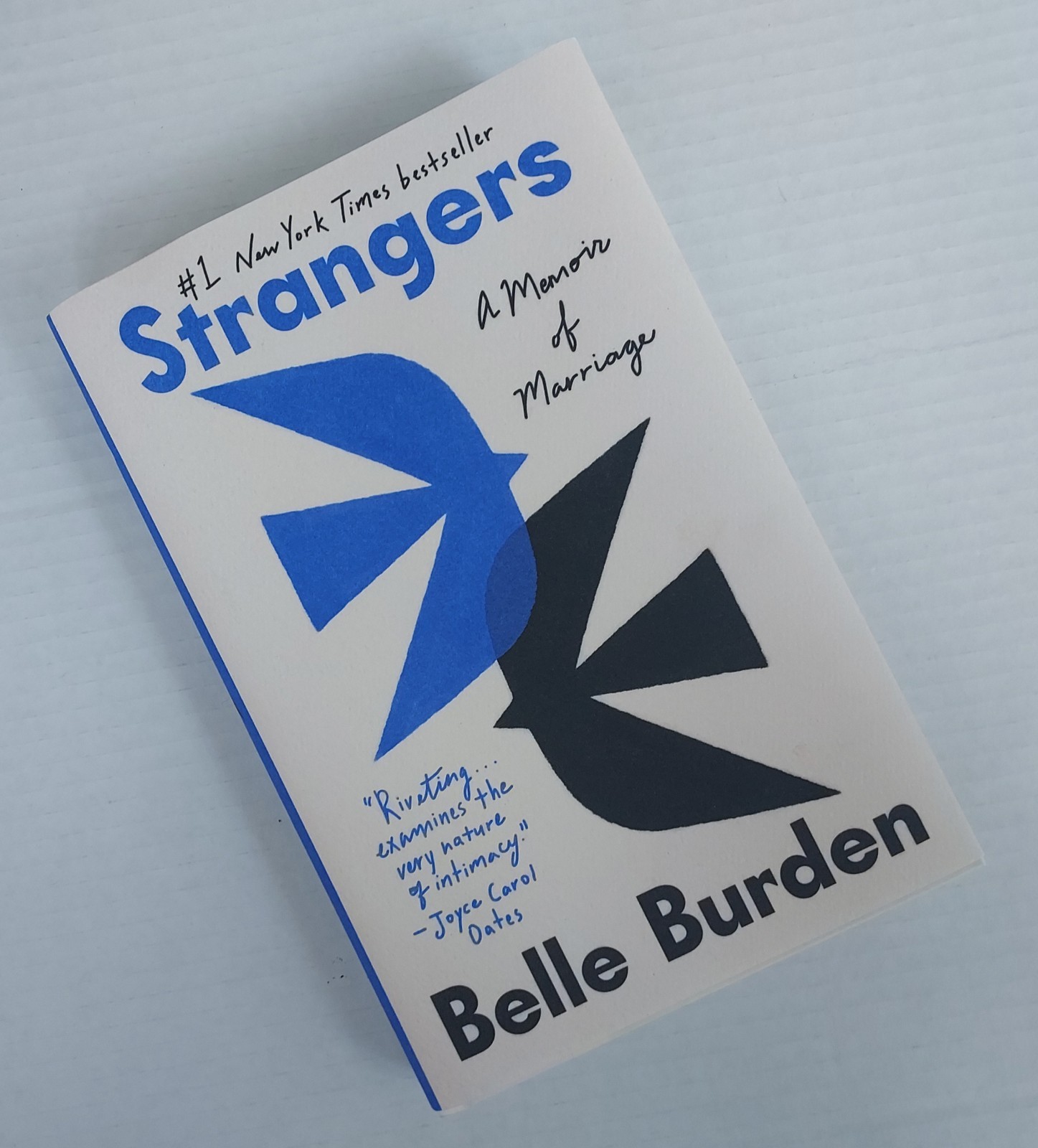 Strangers A Memoir of Marriage Burden Belle Hardcover Pristine Cond