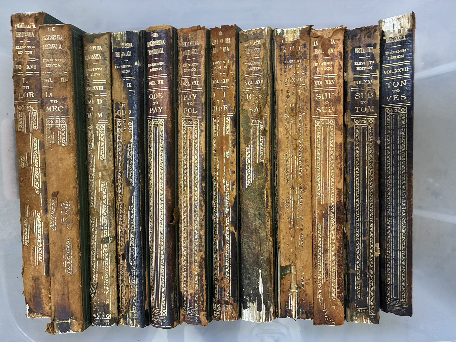 Encyclopedia Britannica 11th Edition (1910) 28-Volumes