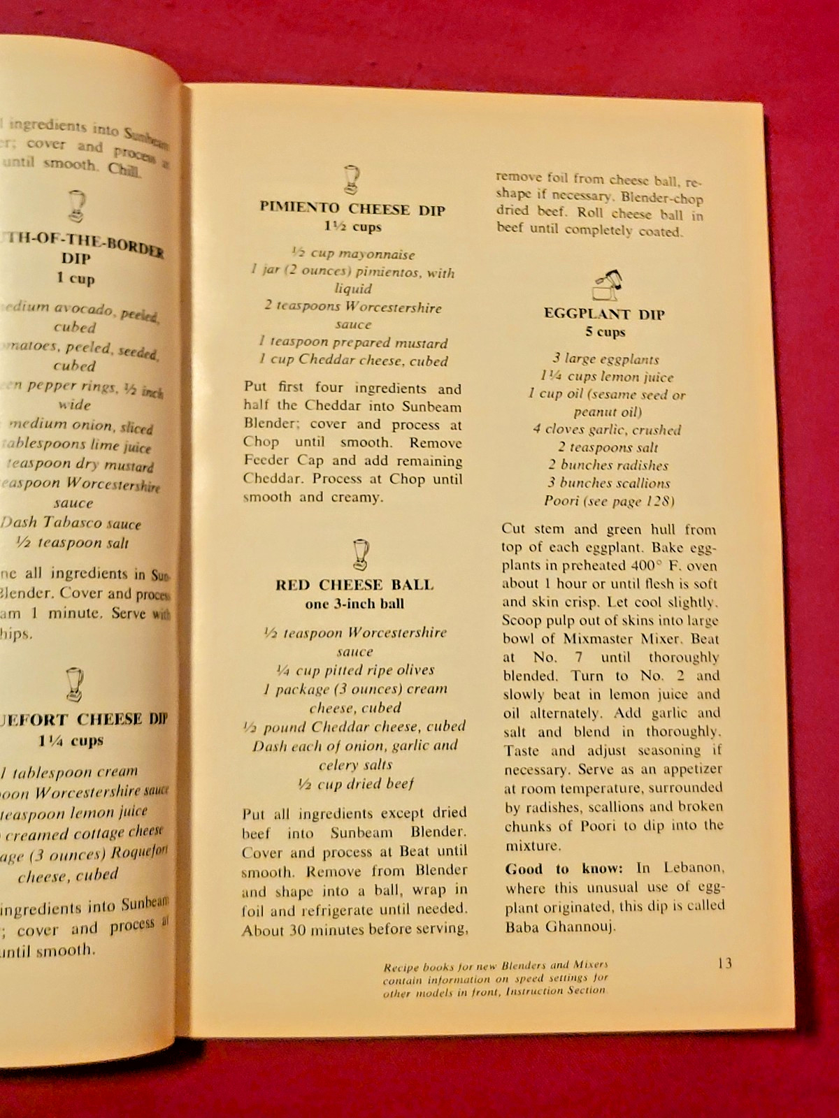 VTG 1970 Sunbeam Portable Electric Cookery Cookbook Bonnie Brown Multi Cooker