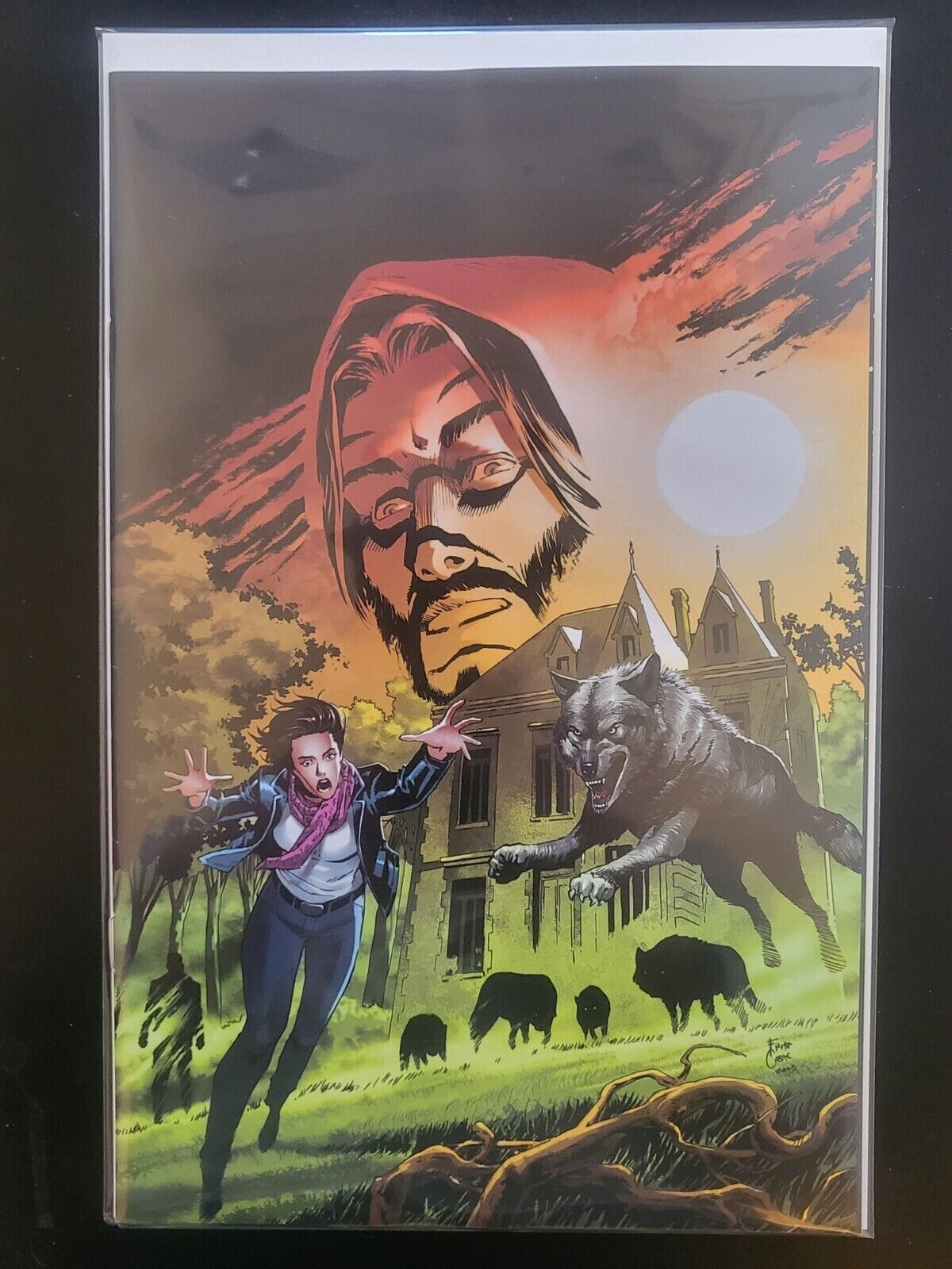 THE AGENT #4 – RARE 1:20 FRITZ CASAS SHIELD HOMAGE VIRGIN VARIANT – ABLAZE