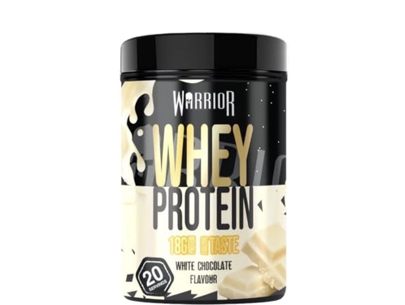 Warrior Whey Protein Powder 500g, 20 Servings – High Protein Shake Supplement fo